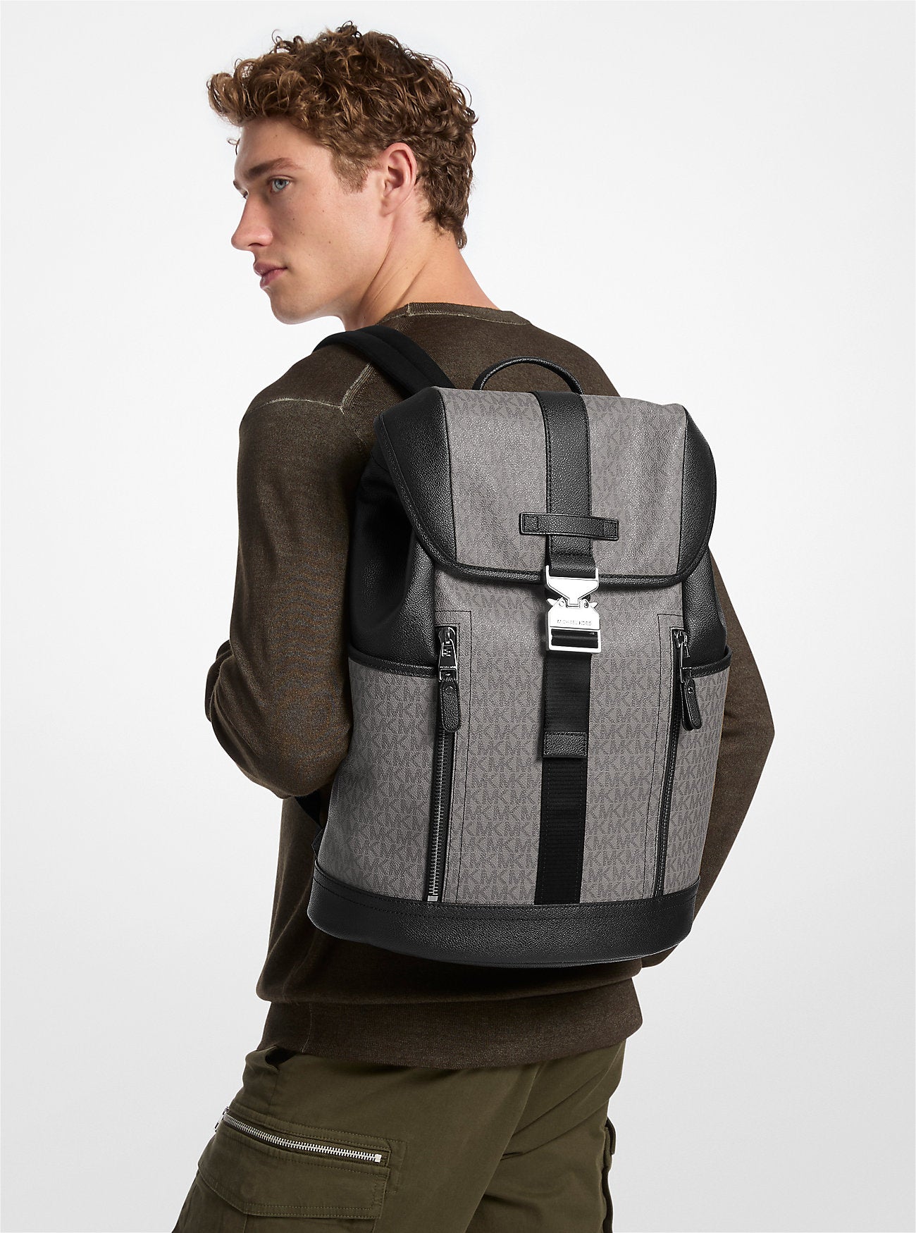 Hudson Signature Logo Aviator Backpack Popular Style Fashion Accessory