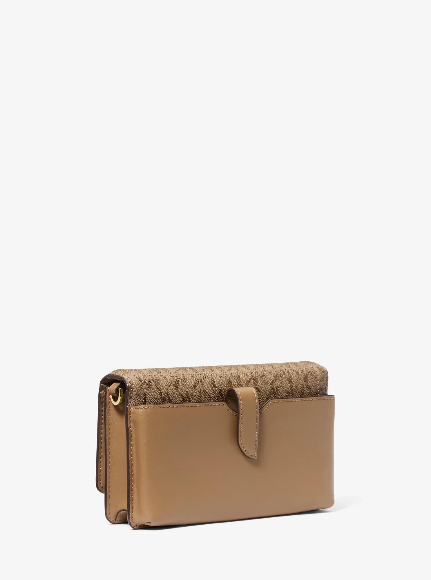 Jet Set Leather and Signature Logo Convertible Crossbody Bag Designer Handbag Fashion Shoulder Bag