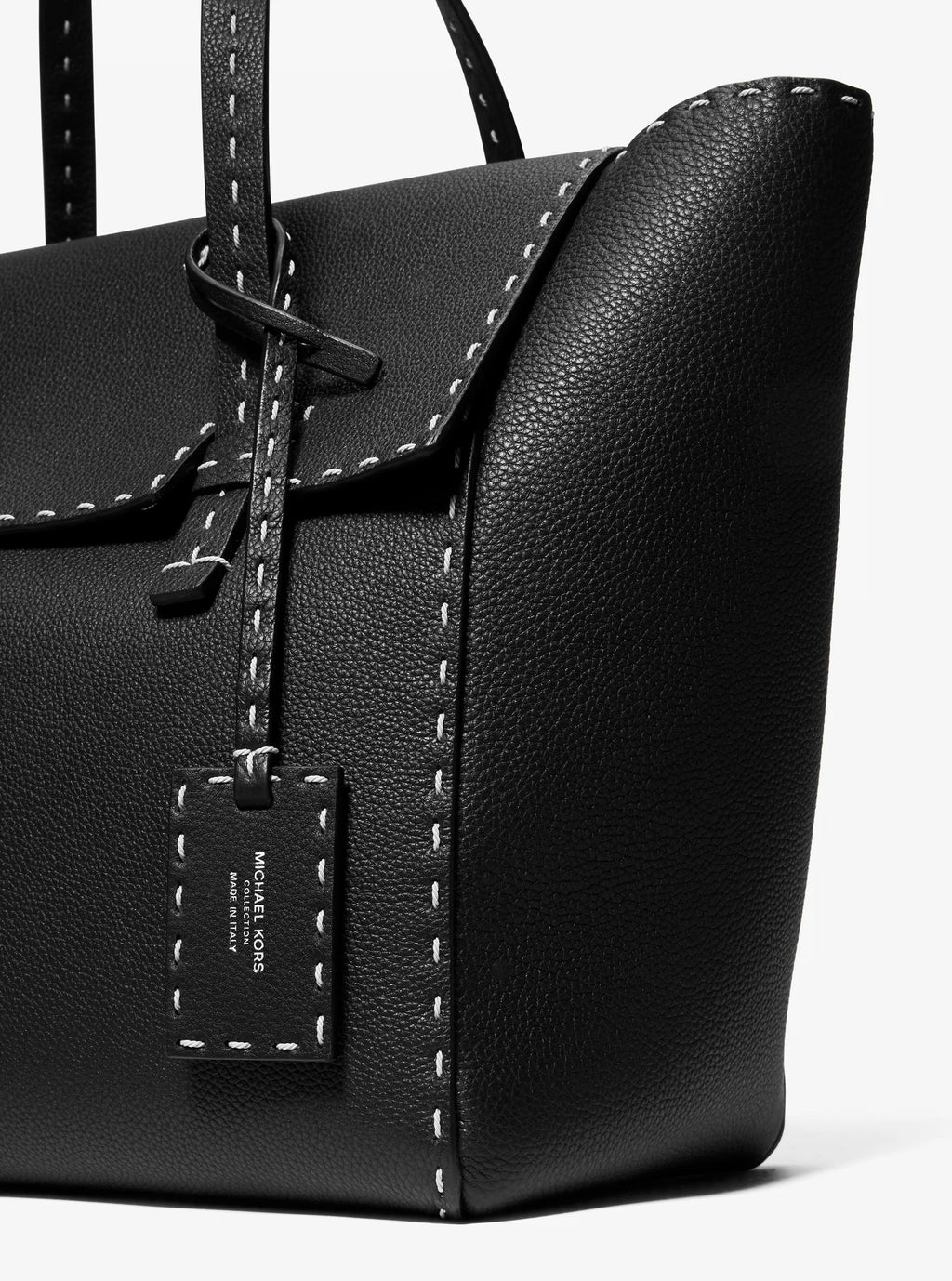 Sophia Hand-Stitched Pebbled Leather Satchel Designer Handbag Fashion Shoulder Bag