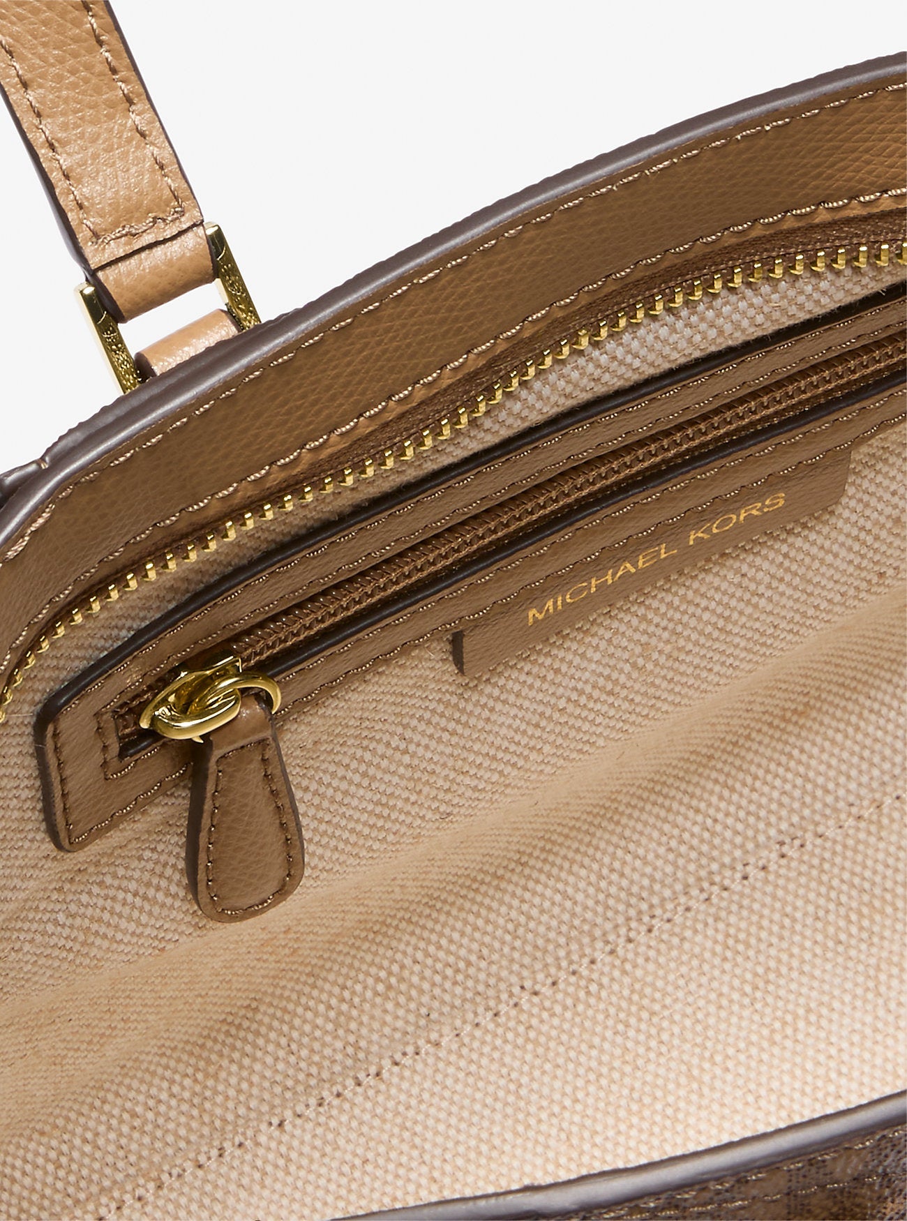 Taryn Small Signature Logo and Leather Convertible Crossbody Bag Designer Handbag Fashion Shoulder Bag
