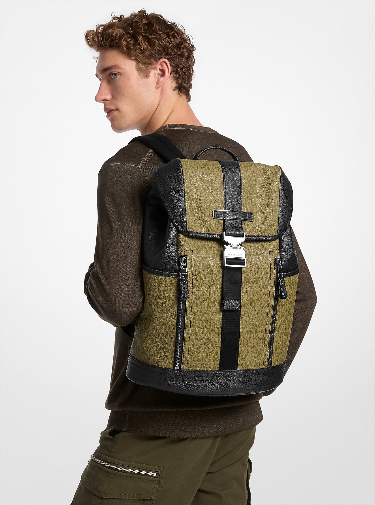 Hudson Signature Logo Aviator Backpack Popular Style Fashion Accessory