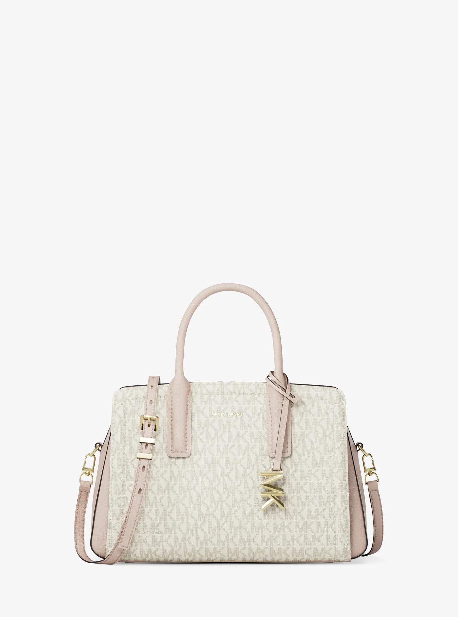Laila Small Signature Logo Satchel Designer Handbag Fashion Shoulder Bag