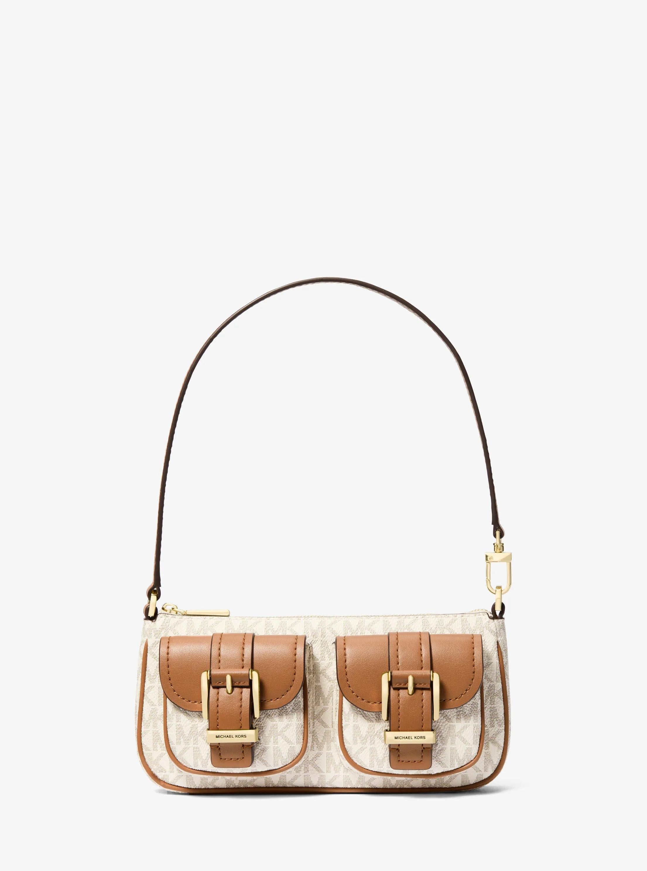 Zoe Small Signature Logo Pochette Designer Handbag Fashion Shoulder Bag
