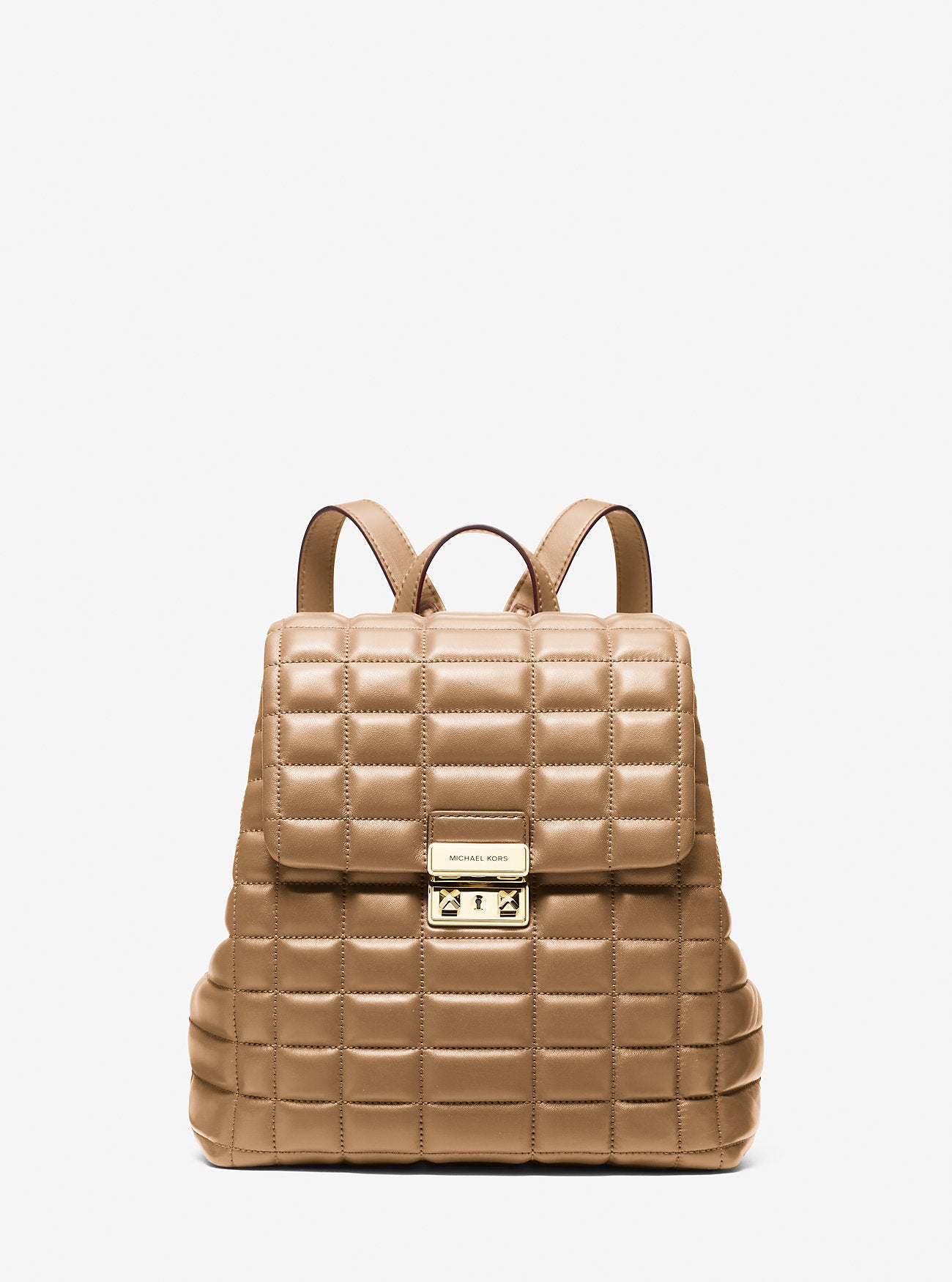 Tribeca Small Quilted Leather Backpack Designer Handbag Fashion Shoulder Bag