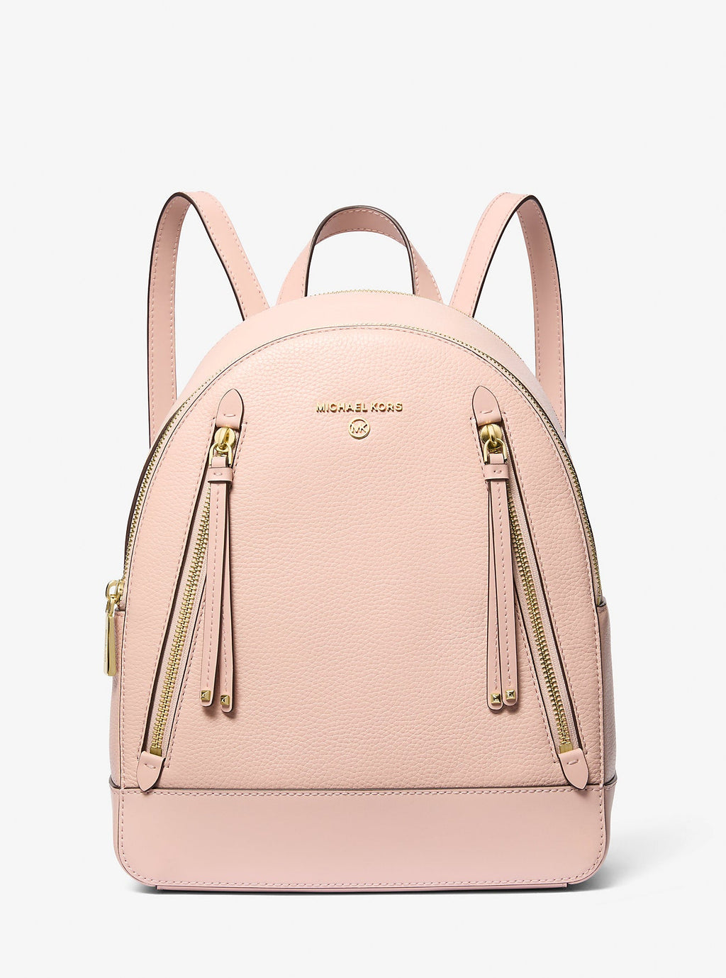 Brooklyn Medium Pebbled Leather Backpack Designer Handbag Fashion Shoulder Bag