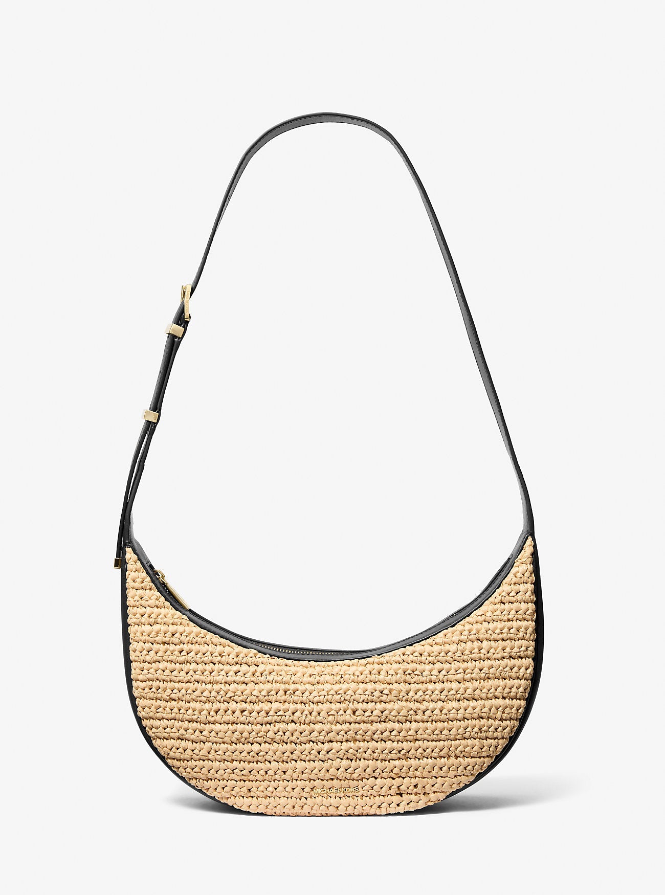 Avra Medium Hand-Crocheted and Leather Crossbody Bag Designer Handbag Fashion Shoulder Bag