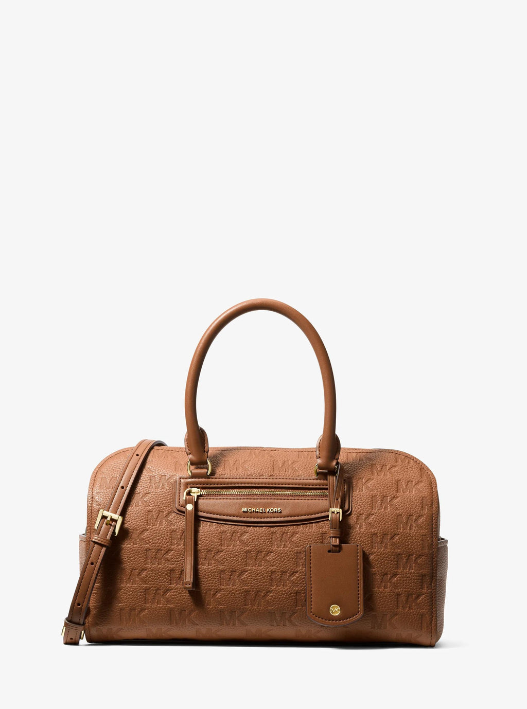 Jet Set Travel Medium Logo Embossed Leather Duffel Crossbody Bag Designer Handbag Fashion Shoulder Bag
