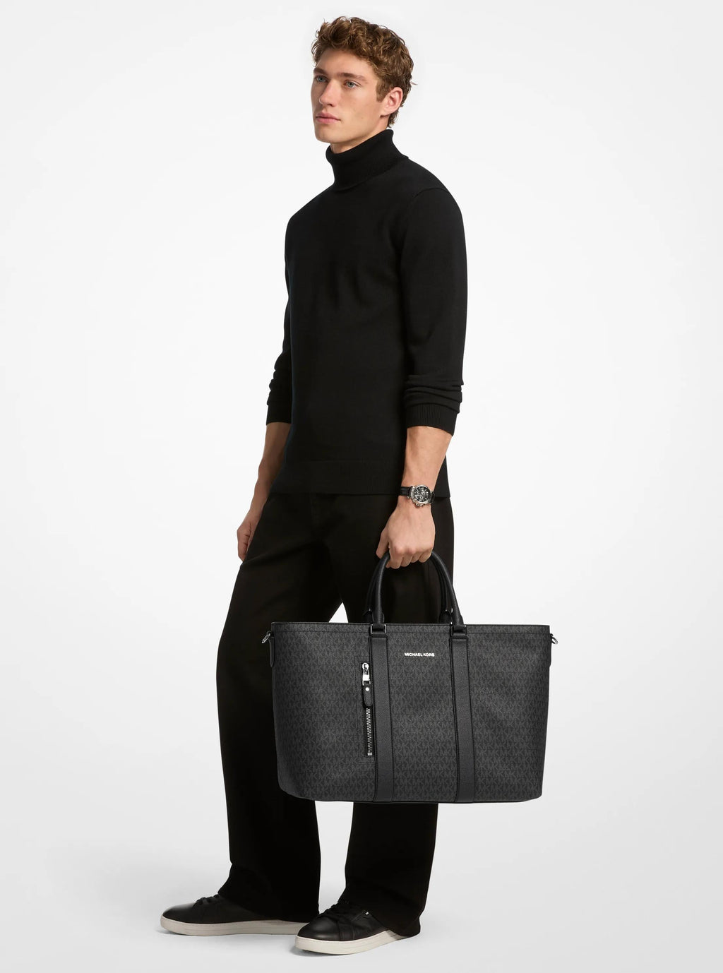 Hudson Signature Logo Tote Bag Designer Handbag Fashion Shoulder Bag