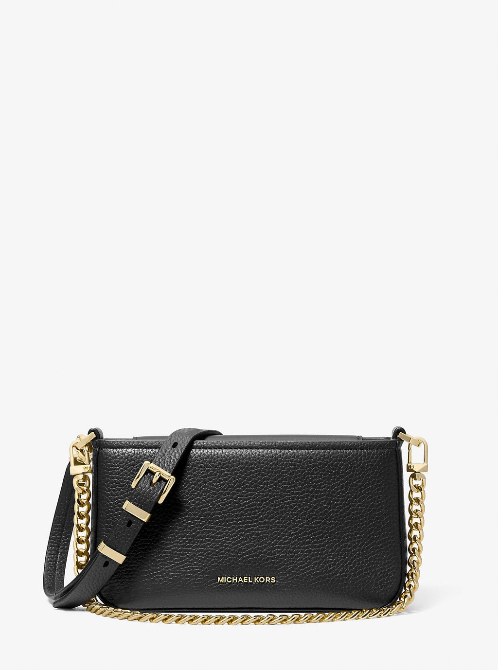 Bryant Small Pebbled Leather Convertible Pochette Designer Handbag Fashion Shoulder Bag