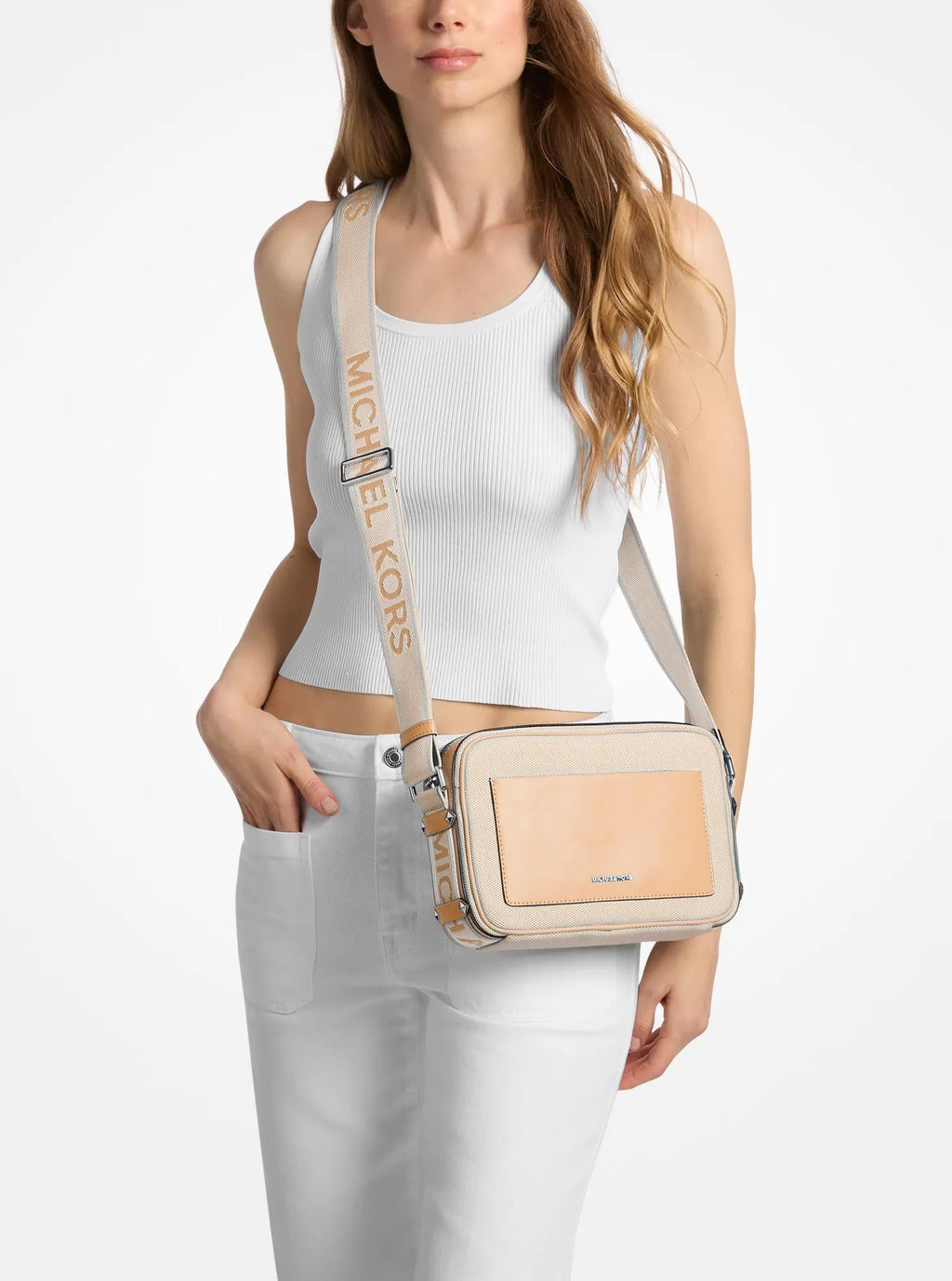 Maeve Large Canvas Crossbody Bag Designer Handbag Fashion Shoulder Bag
