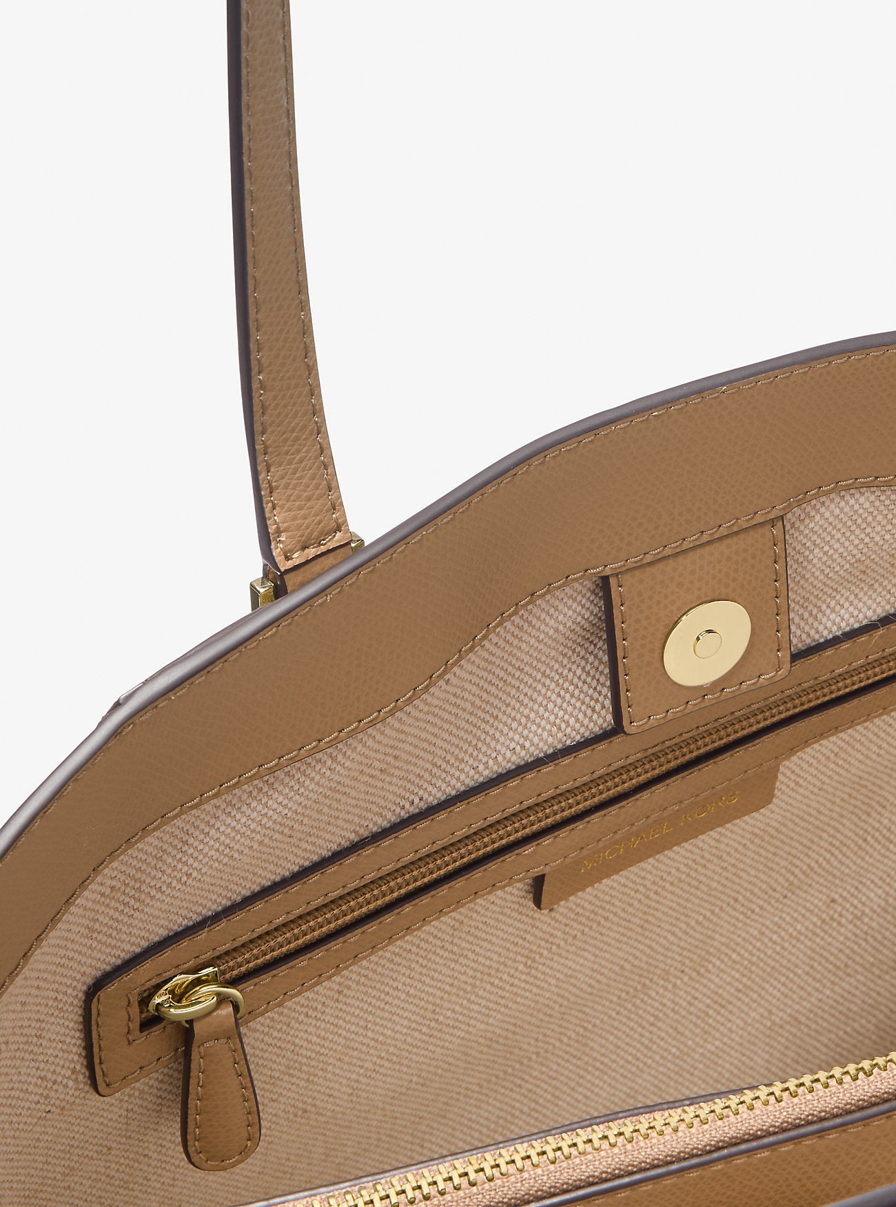 Taryn Large Signature Logo and Leather Tote Bag Designer Handbag Fashion Shoulder Bag