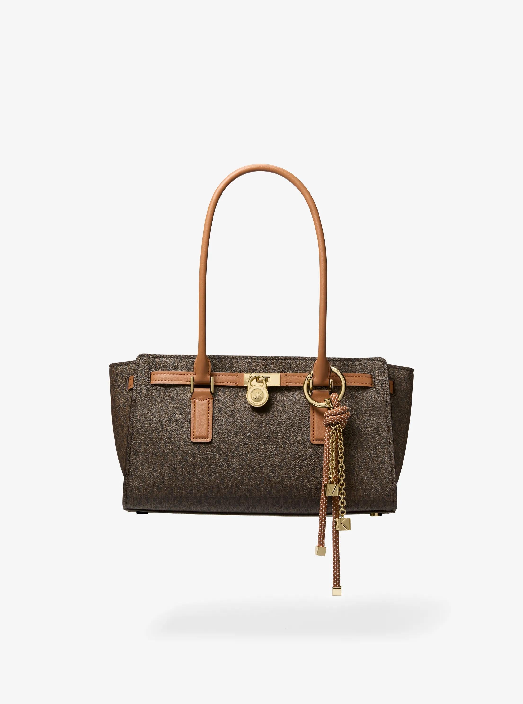 Hamilton Moderne Small Signature Logo Satchel Designer Handbag Fashion Shoulder Bag