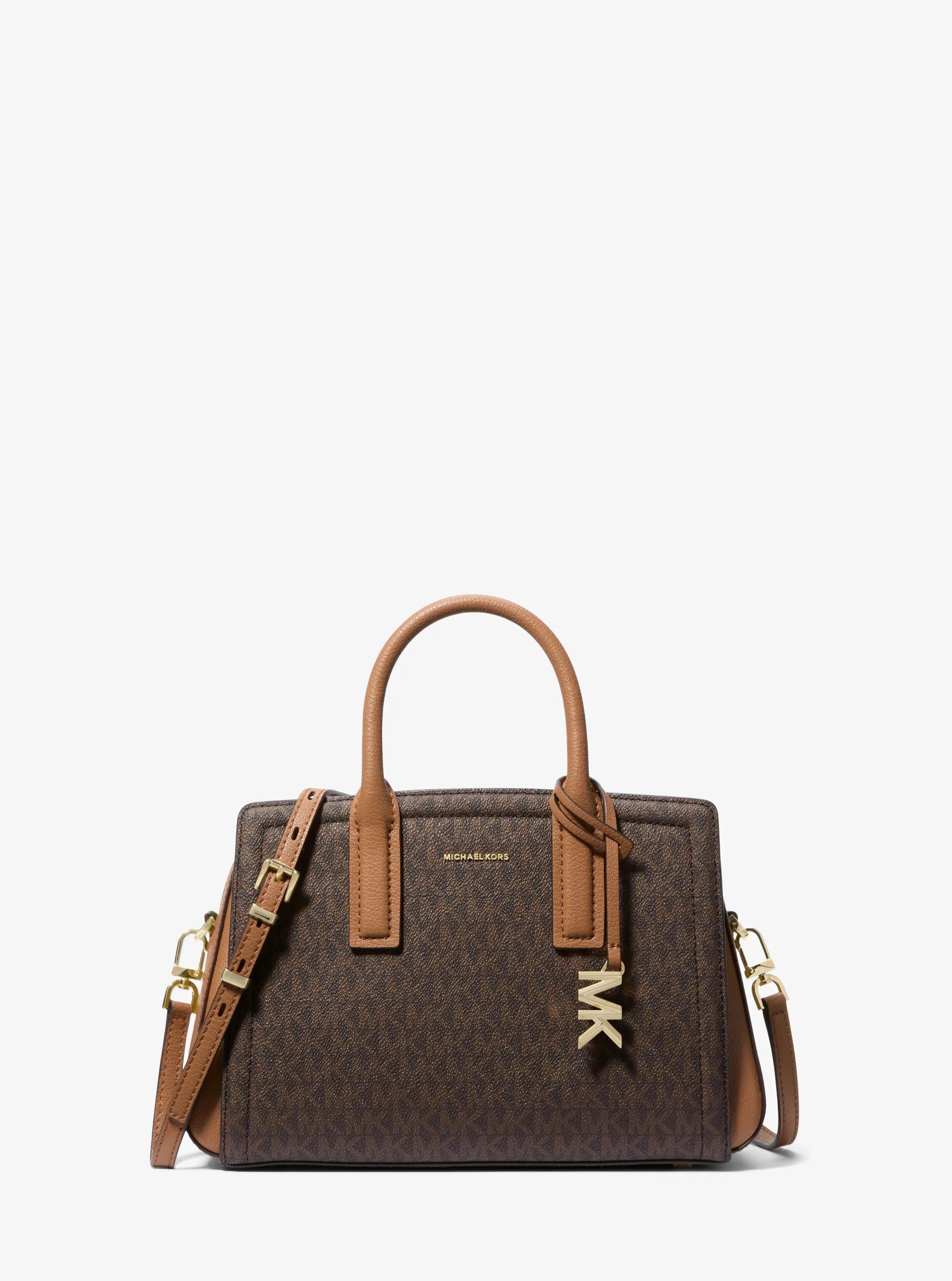 Laila Small Signature Logo Satchel Designer Handbag Fashion Shoulder Bag