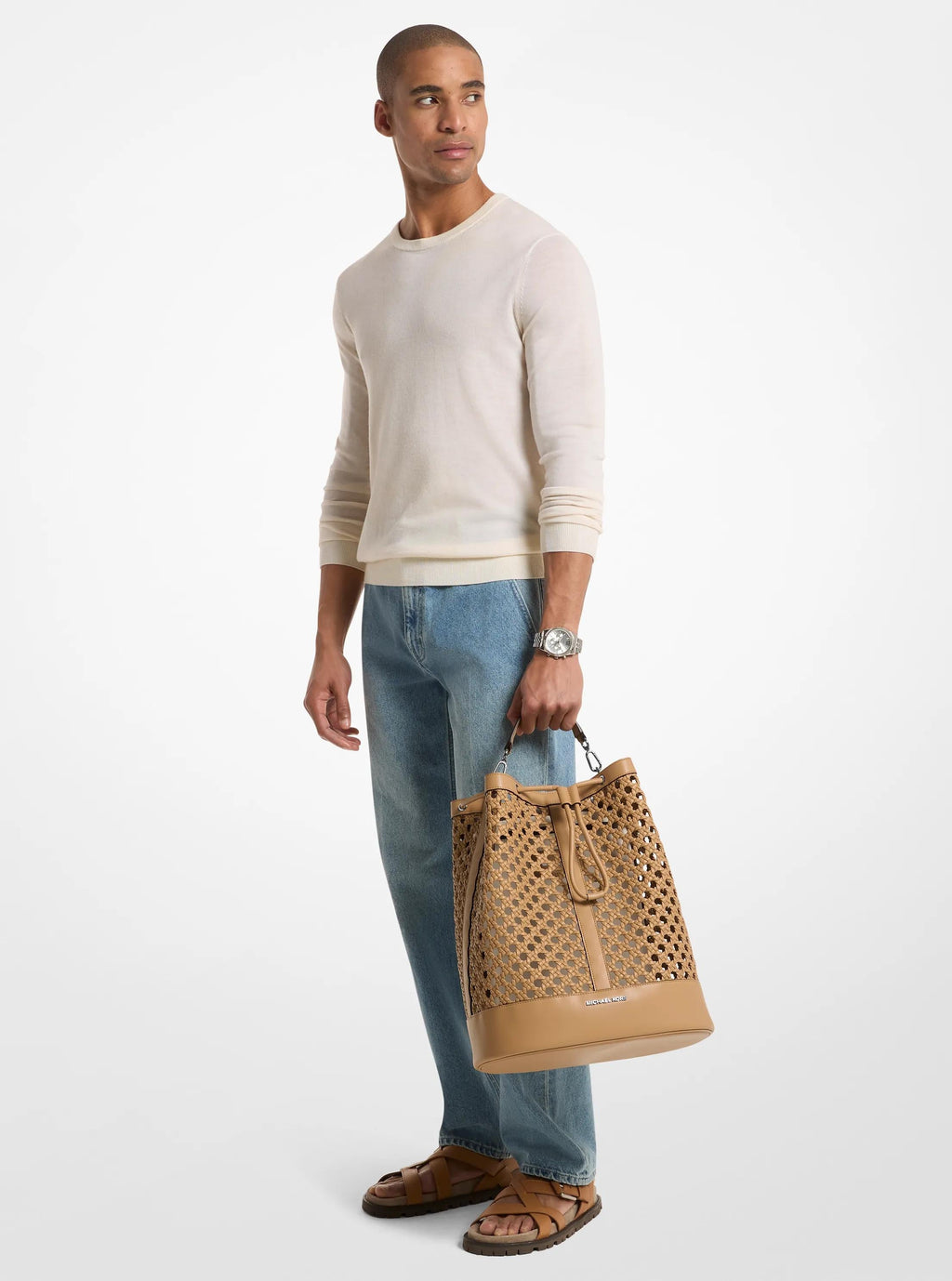 Whitley Medium Hand-Woven Backpack Popular Style Fashion Accessory