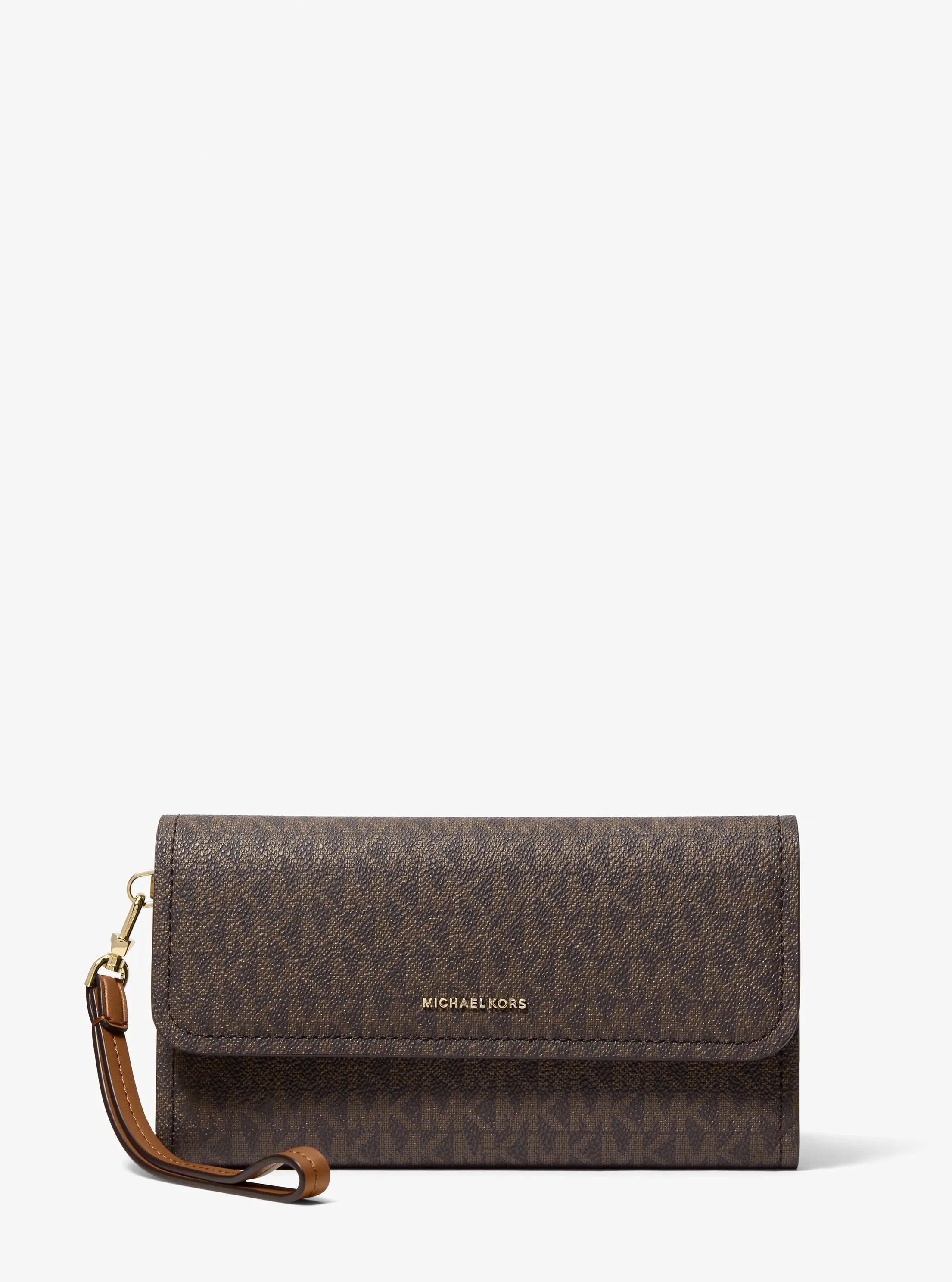 Jet Set Medium Signature Logo Smartphone Wristlet Designer Handbag Fashion Shoulder Bag