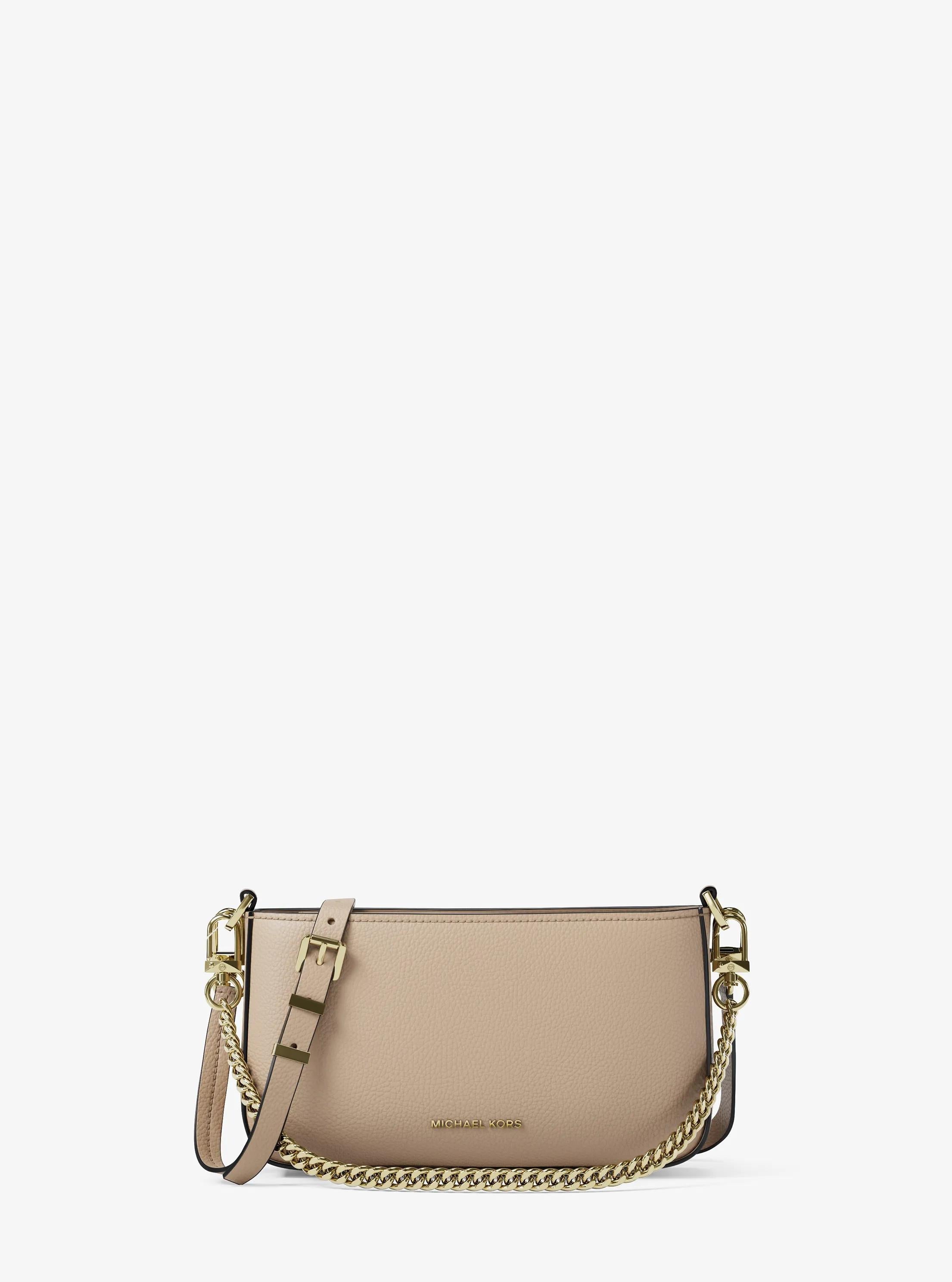 Bryant Small Pebbled Leather Convertible Pochette Designer Handbag Fashion Shoulder Bag