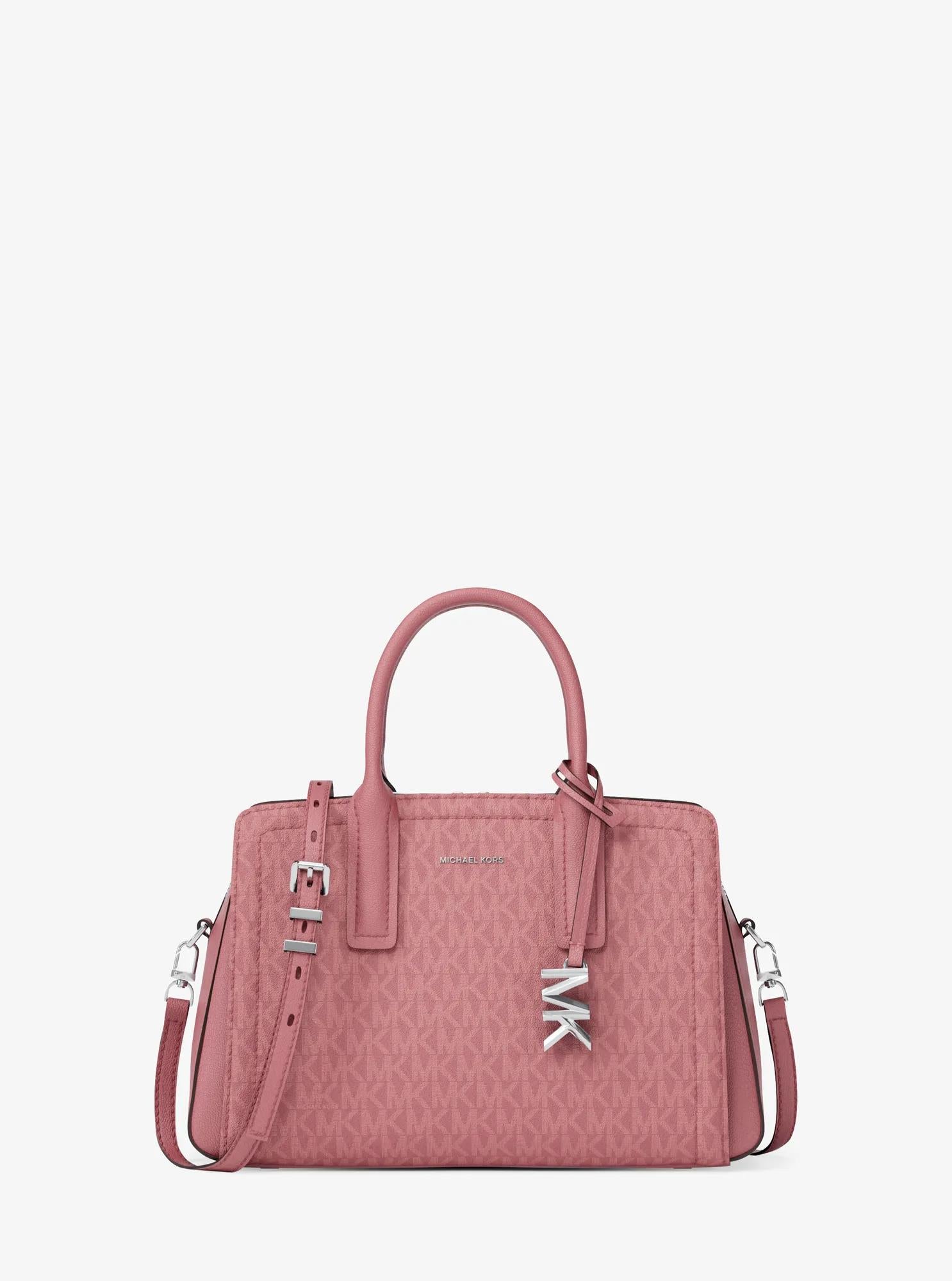 Laila Small Signature Logo Satchel Designer Handbag Fashion Shoulder Bag