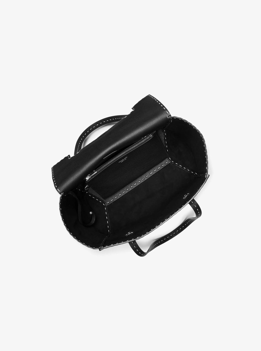 Sophia Hand-Stitched Pebbled Leather Satchel Designer Handbag Fashion Shoulder Bag