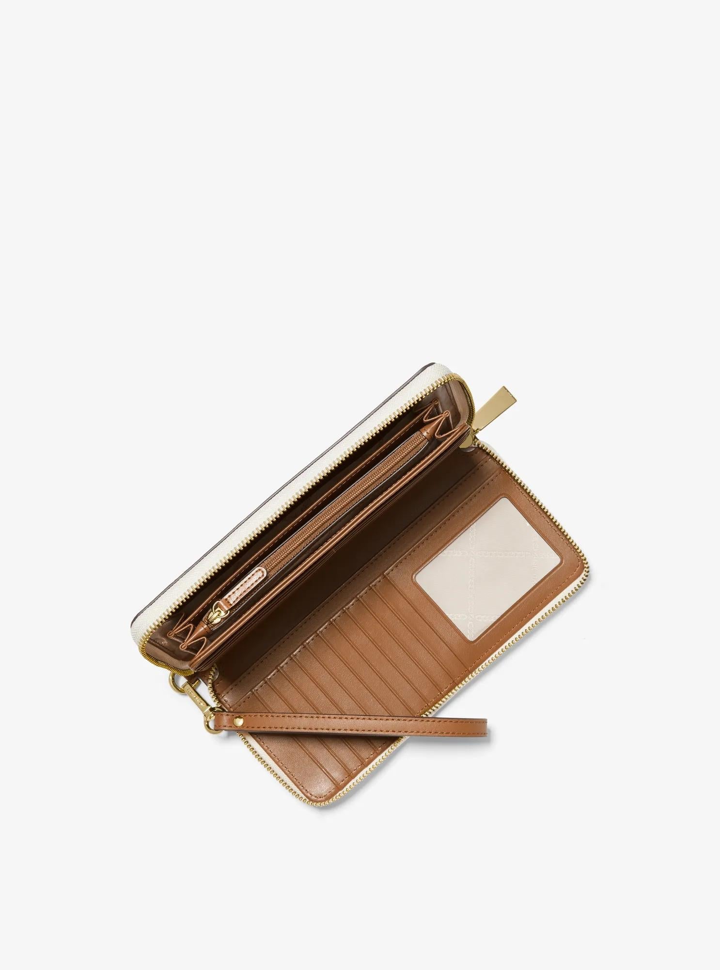 Large Logo Continental Wallet Designer Wallet Card Holder