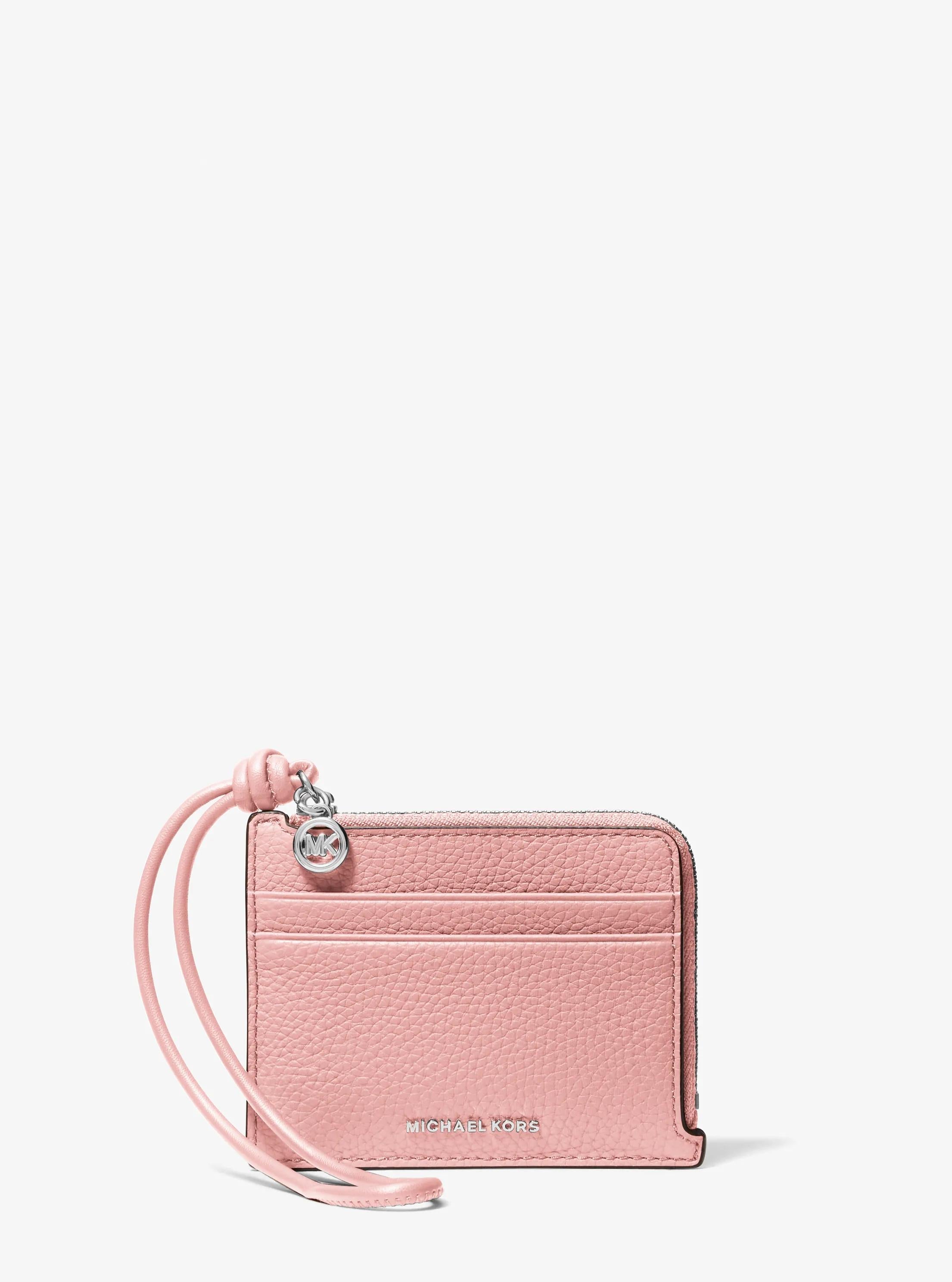 Jet Set Small Pebbled Leather Card Case Wristlet Designer Handbag Fashion Shoulder Bag