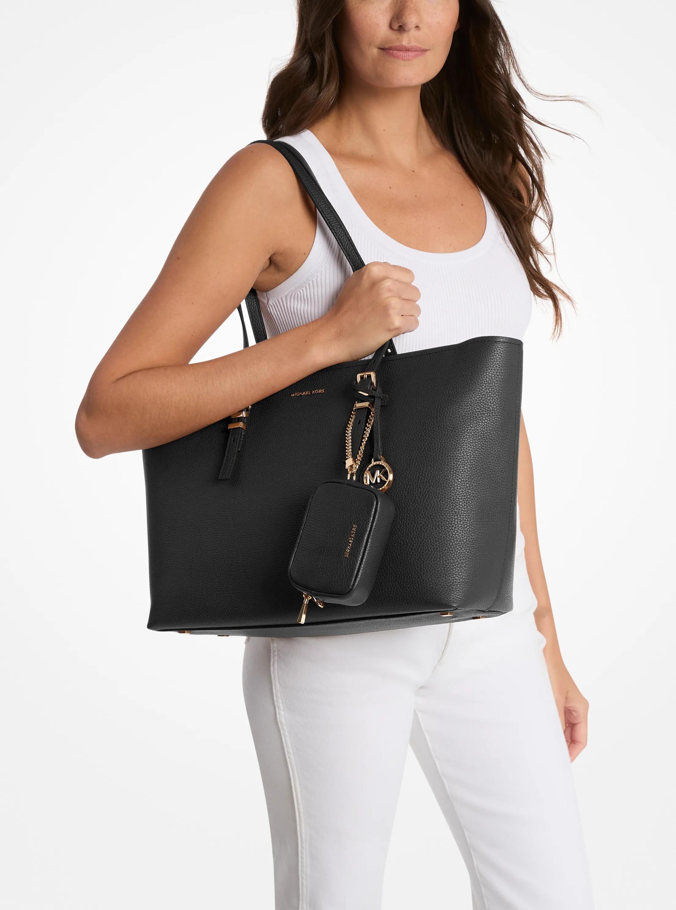 Quinn Large Pebbled Leather Tote Bag Designer Handbag Fashion Shoulder Bag