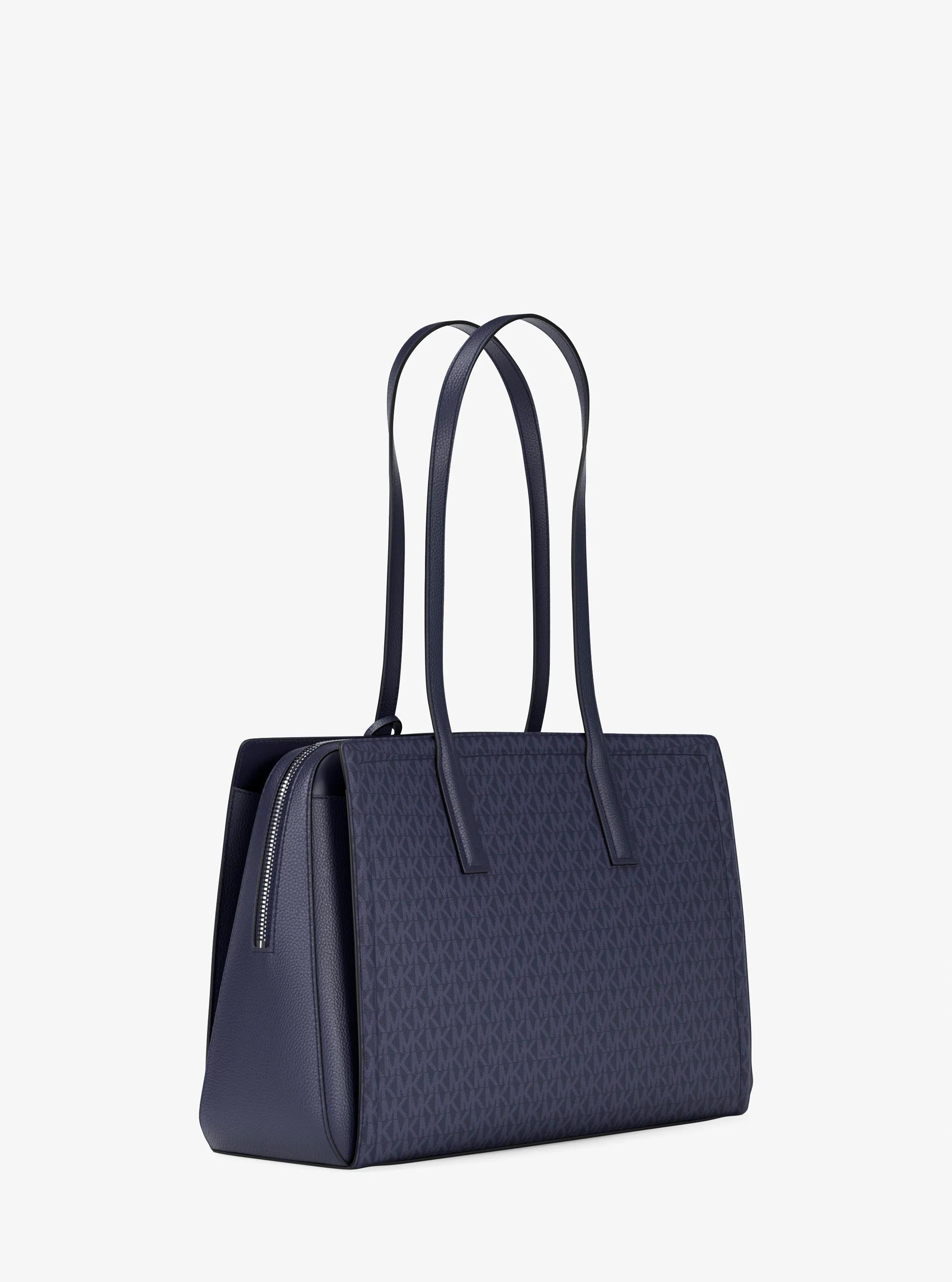 Laila Medium Signature Logo Tote Bag Designer Handbag Fashion Shoulder Bag