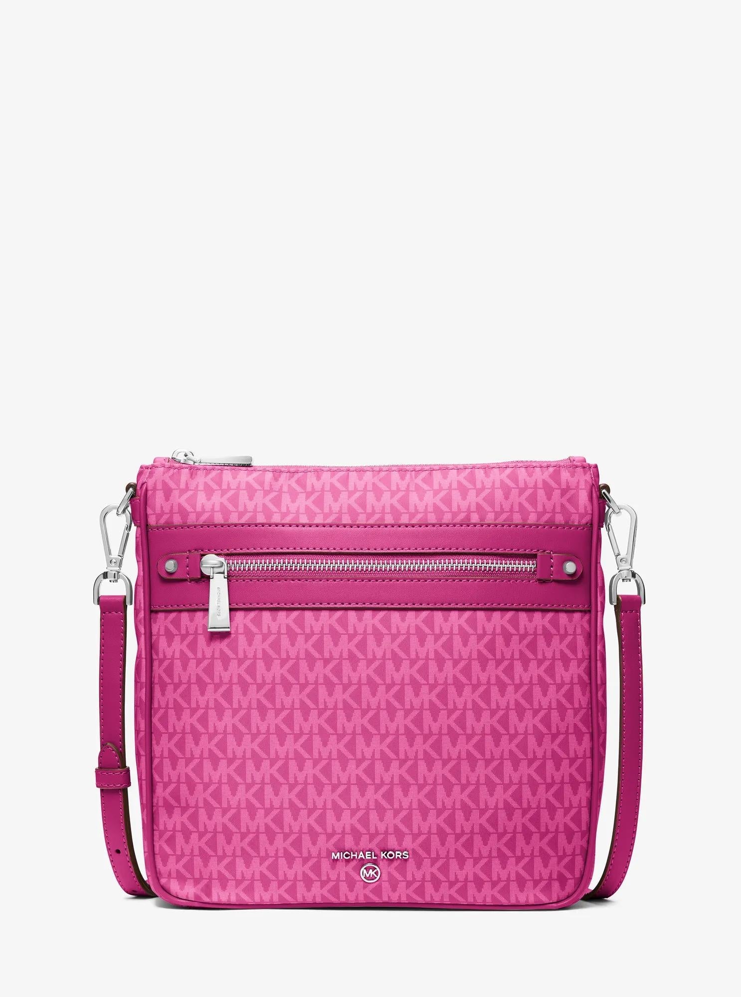 Jet Set Large Logo Print Woven Crossbody Bag Designer Handbag Fashion Shoulder Bag