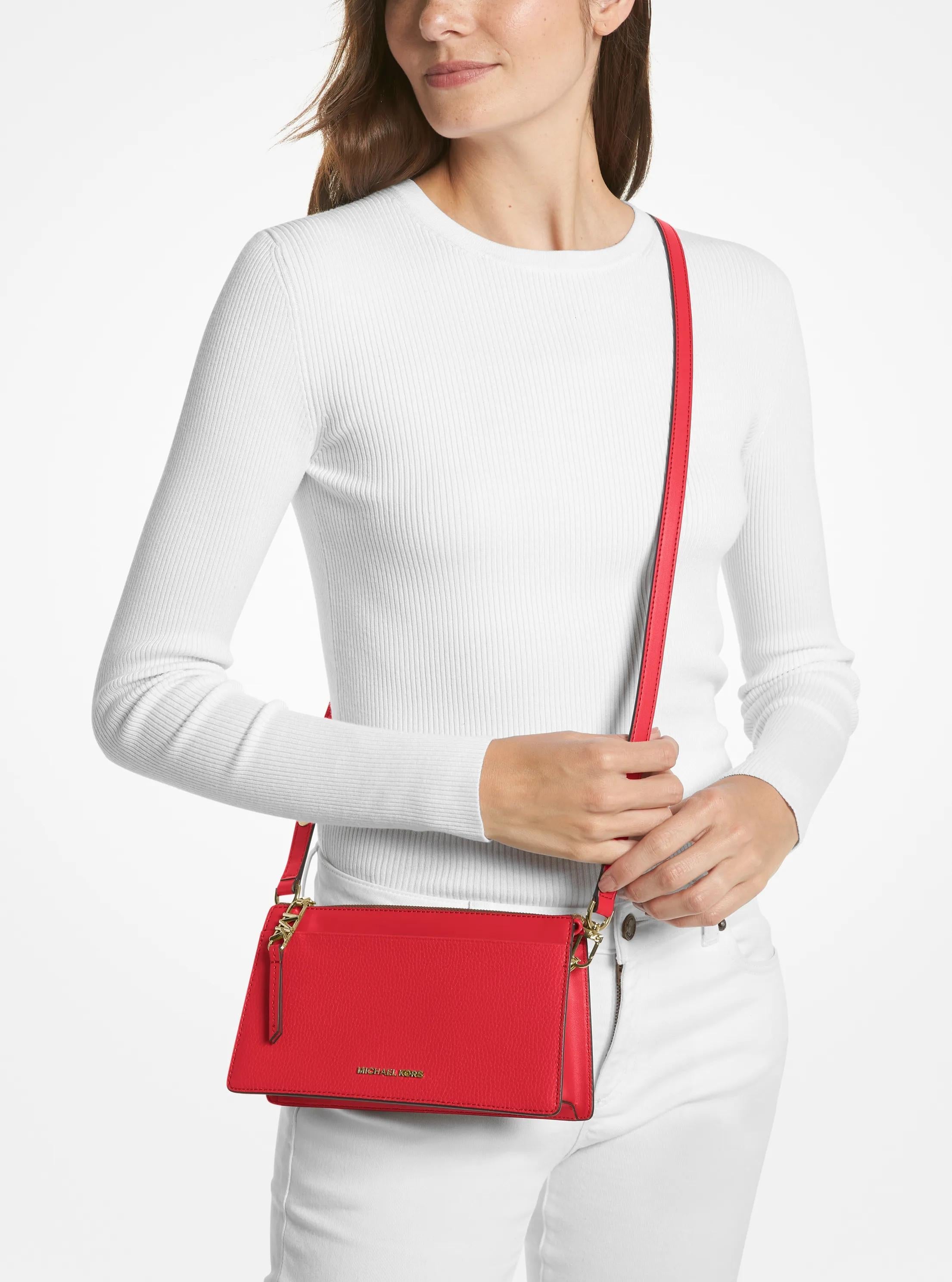 Empire Large Leather Convertible Crossbody Bag Designer Handbag Fashion Shoulder Bag