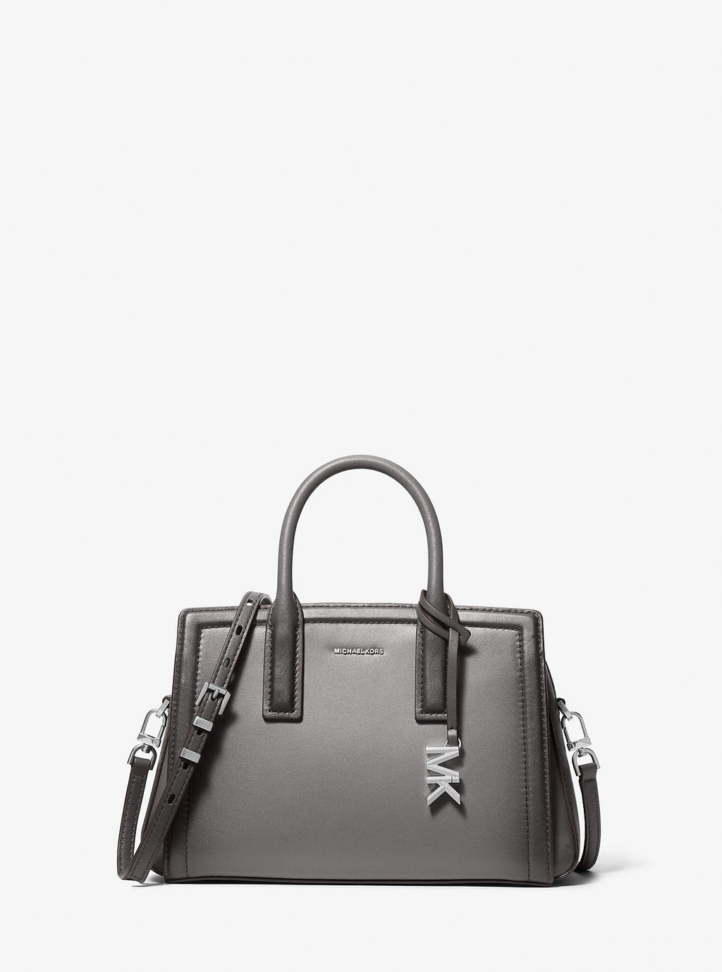 Laila Small Burnished Leather Satchel Designer Handbag Fashion Shoulder Bag