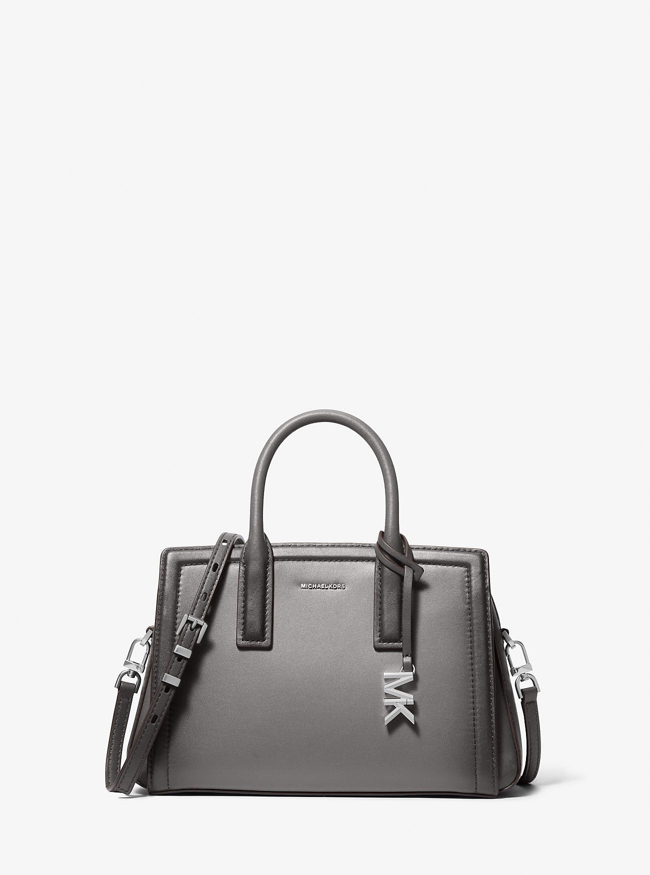 Laila Small Burnished Leather Satchel Designer Handbag Fashion Shoulder Bag