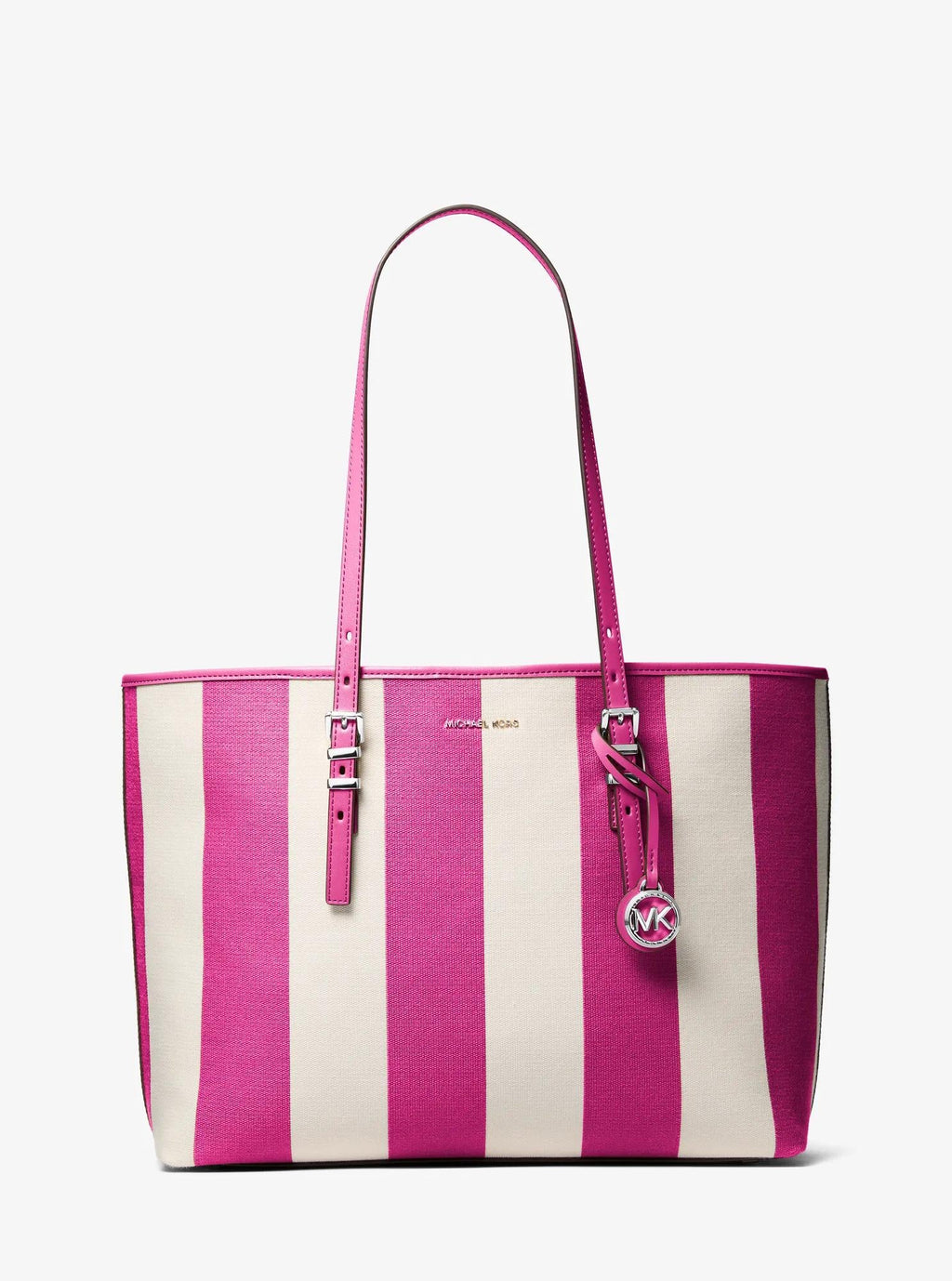 Quinn Large Striped Canvas Tote Bag Designer Handbag Fashion Shoulder Bag