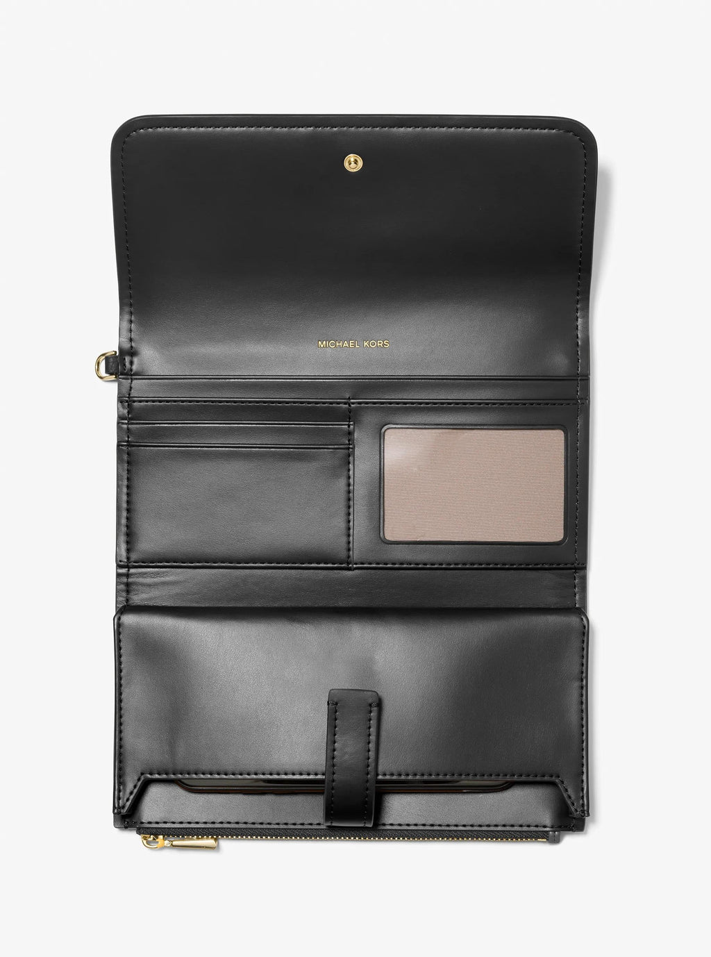 Jet Set Medium Pebbled Leather Smartphone Wristlet Designer Handbag Fashion Shoulder Bag
