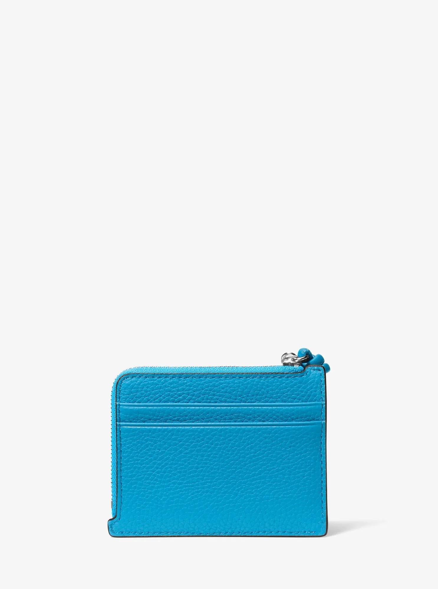 Jet Set Small Pebbled Leather Card Case Wristlet Designer Handbag Fashion Shoulder Bag