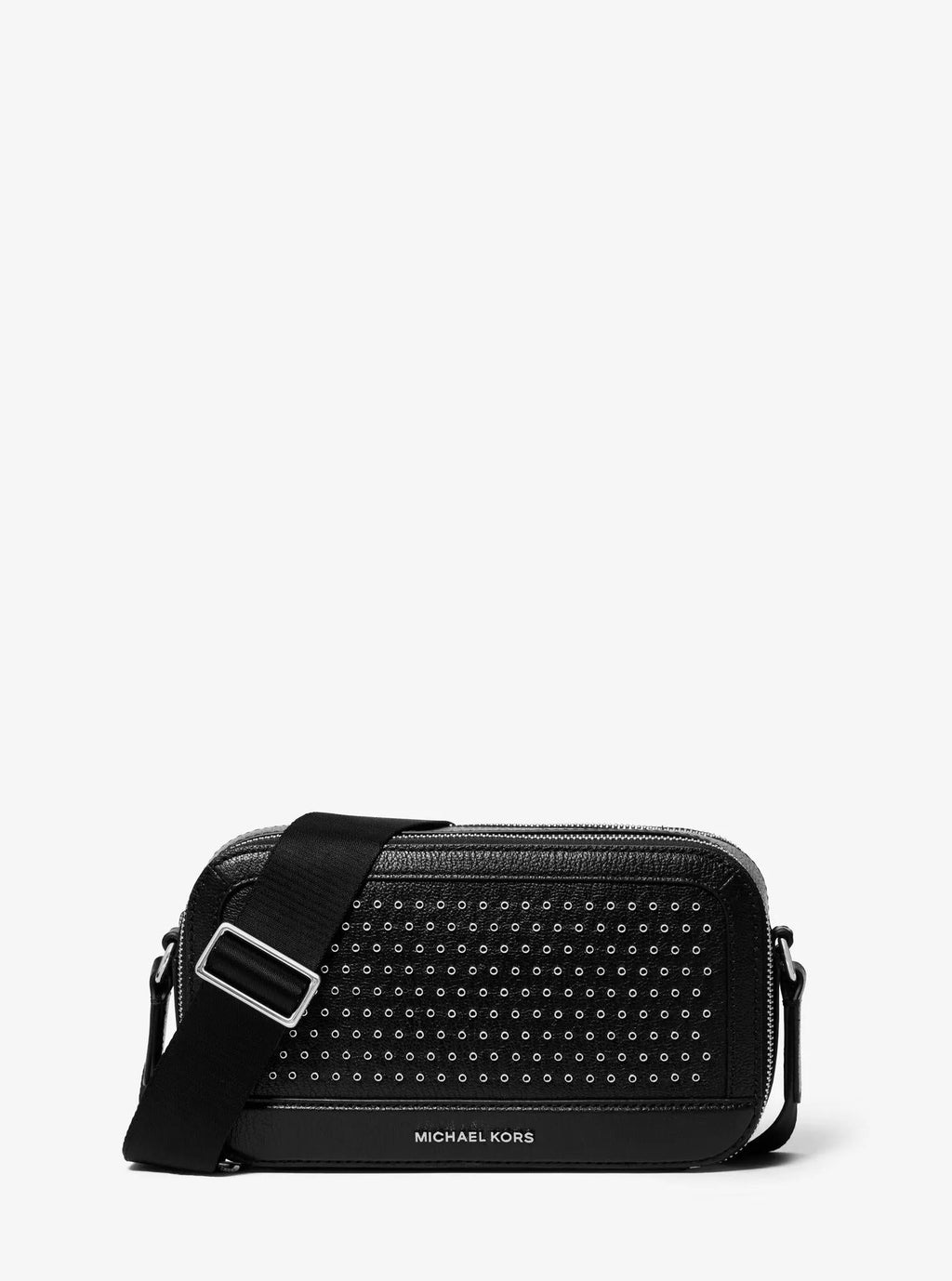 Hudson Grommeted Leather Crossbody Bag Designer Handbag Fashion Shoulder Bag