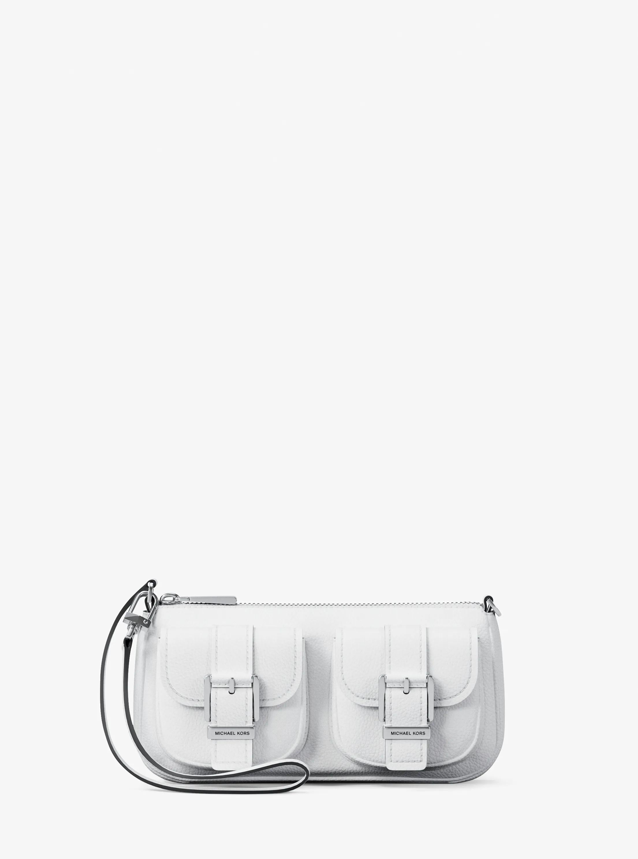 Zoe Small Pebbled Leather Pochette Designer Handbag Fashion Shoulder Bag