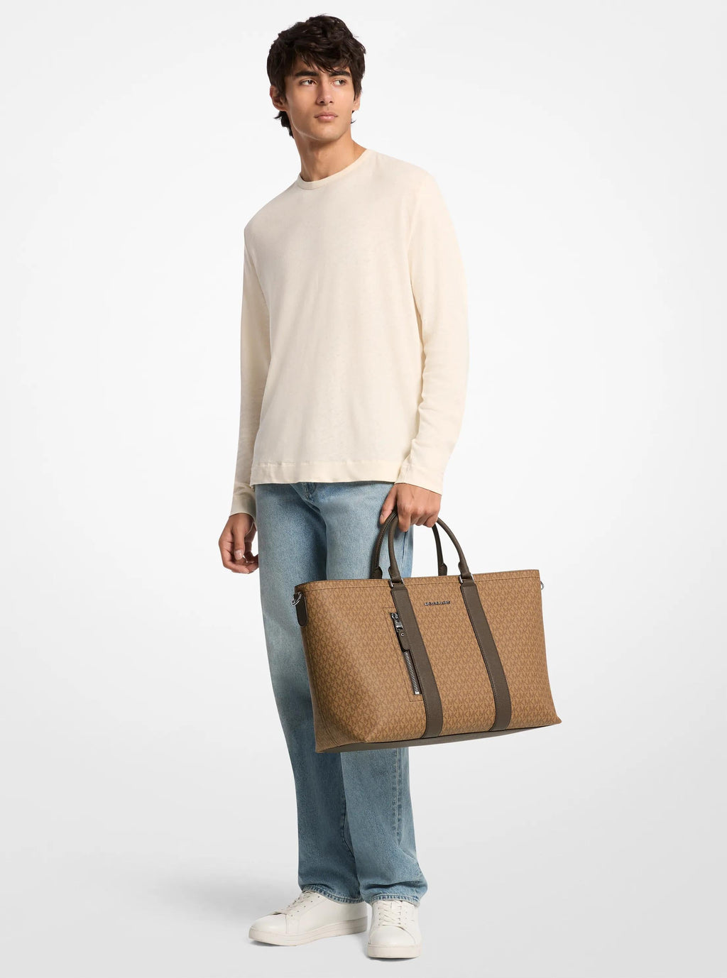 Hudson Signature Logo Tote Bag Designer Handbag Fashion Shoulder Bag