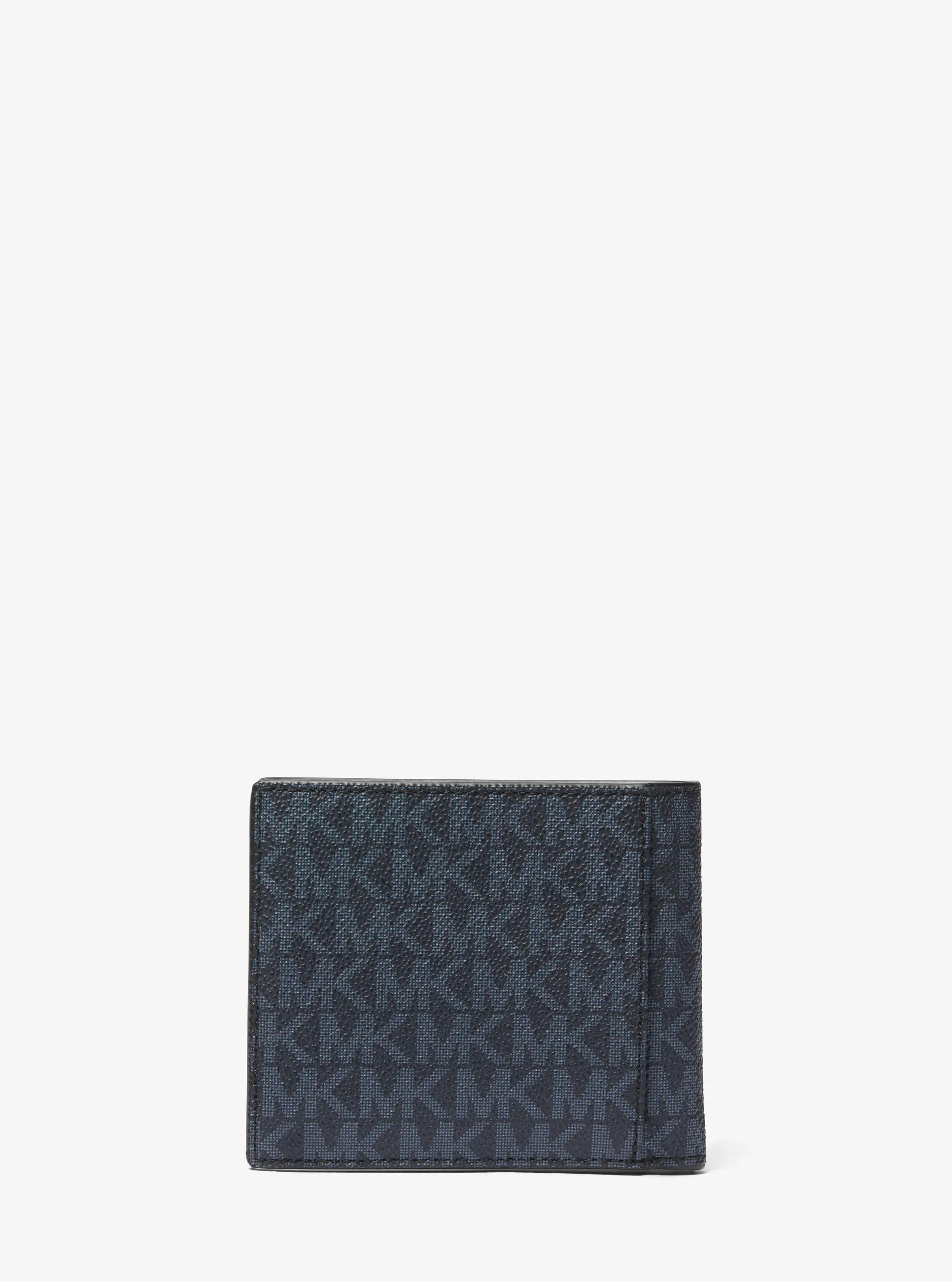 Hudson Signature Logo Billfold Wallet Designer Wallet Card Holder