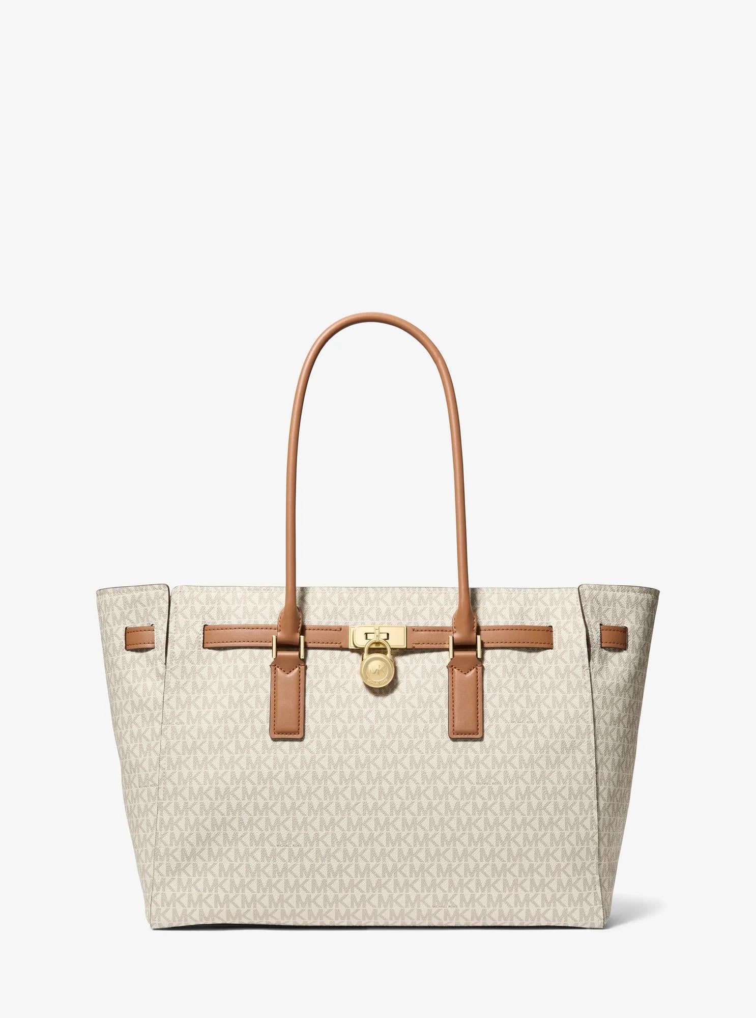 Hamilton Moderne Large Signature Logo Tote Bag Designer Handbag Fashion Shoulder Bag