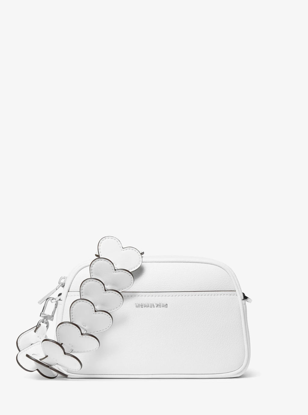 Jet Set Small Leather and Heart Embellished Strap Camera Crossbody Bag Designer Handbag Fashion Shoulder Bag