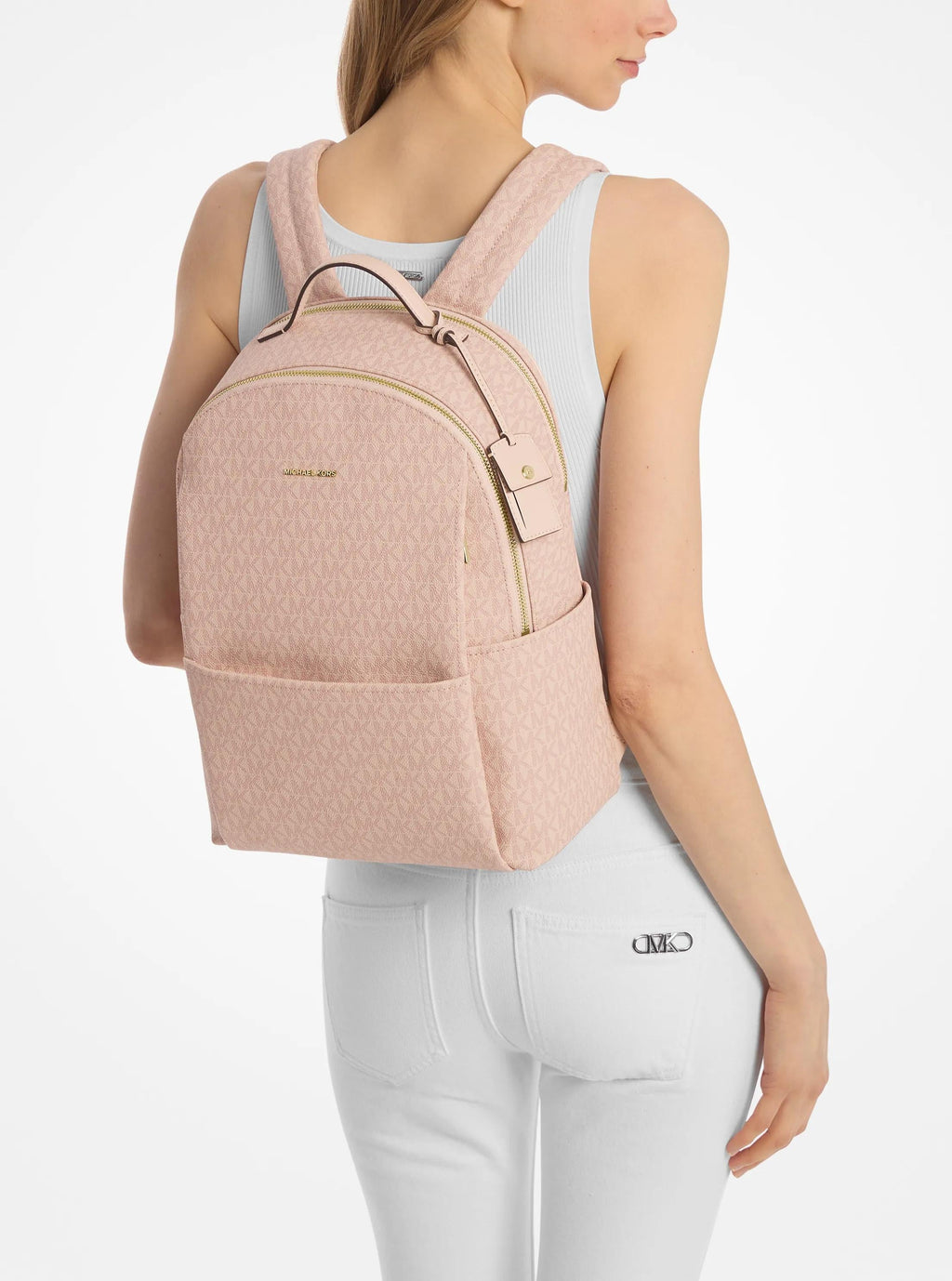 Sable Large Signature Logo Backpack Designer Handbag Fashion Shoulder Bag