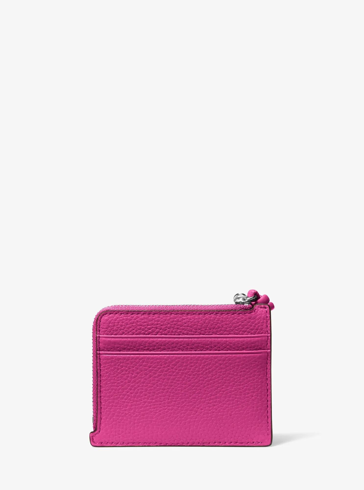Jet Set Small Pebbled Leather Card Case Wristlet Designer Handbag Fashion Shoulder Bag