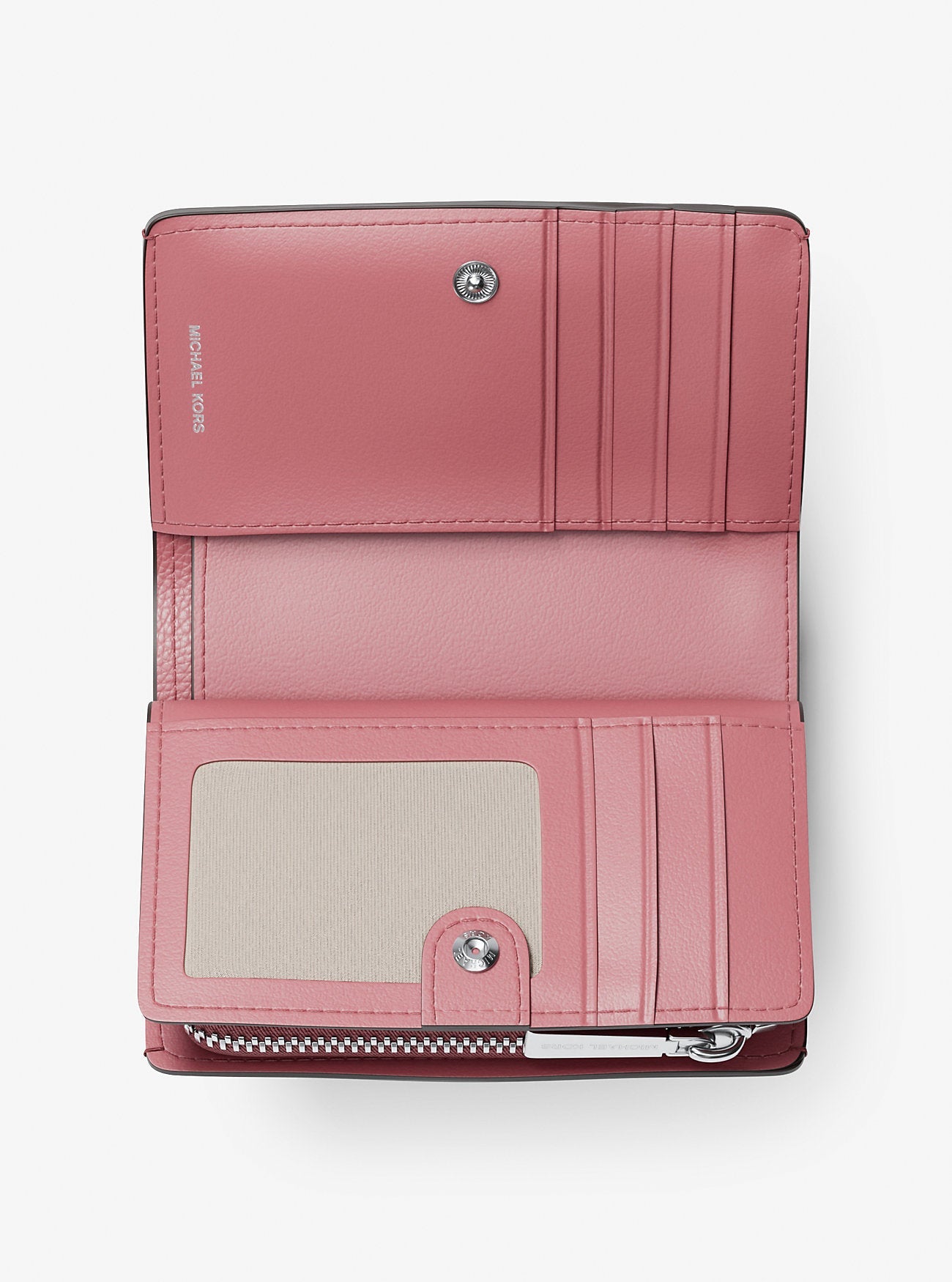 Bryant Medium Pebbled Leather Wallet Designer Wallet Card Holder