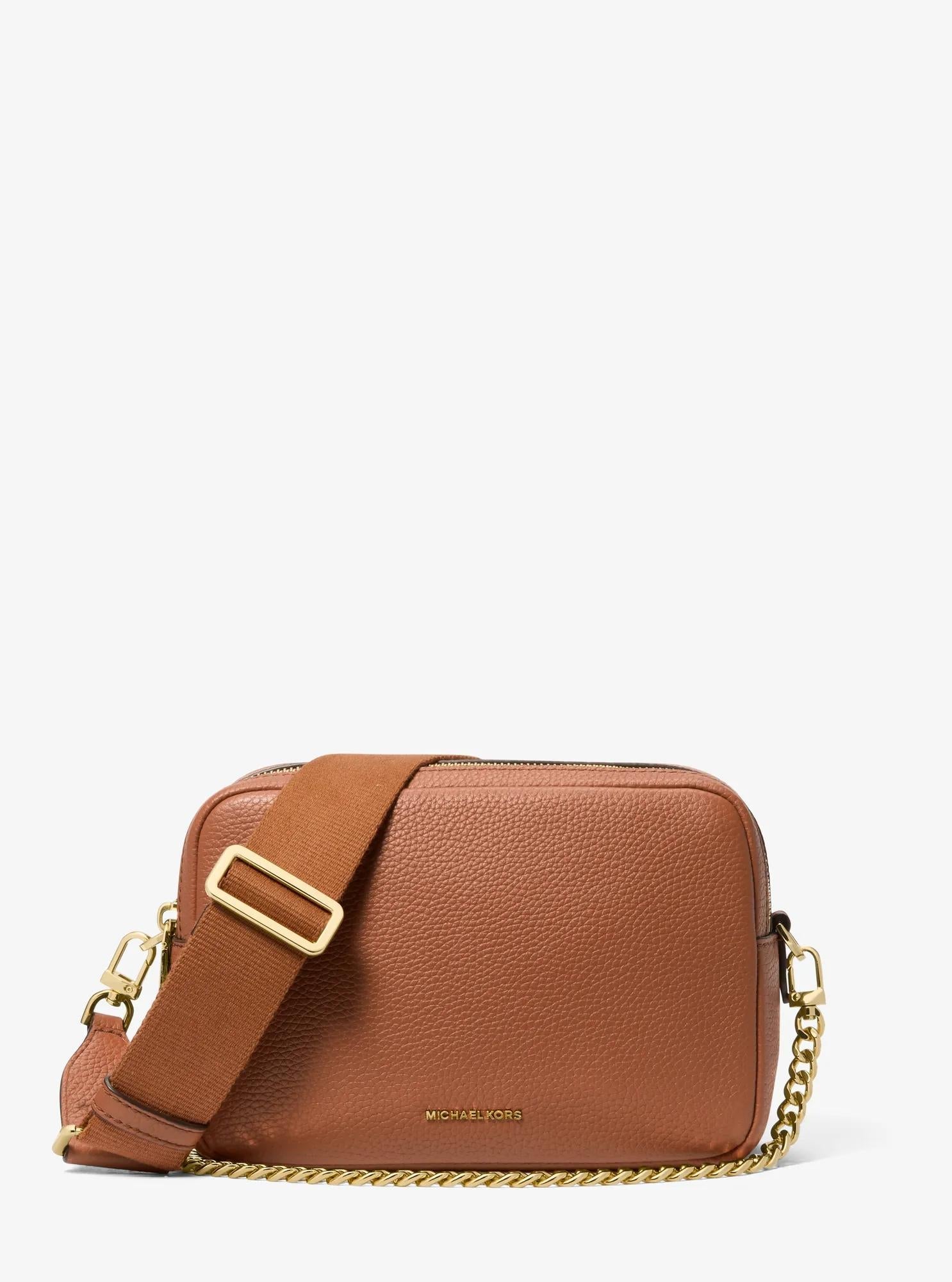 Bryant Medium Pebbled Leather Camera Crossbody Bag Designer Handbag Fashion Shoulder Bag