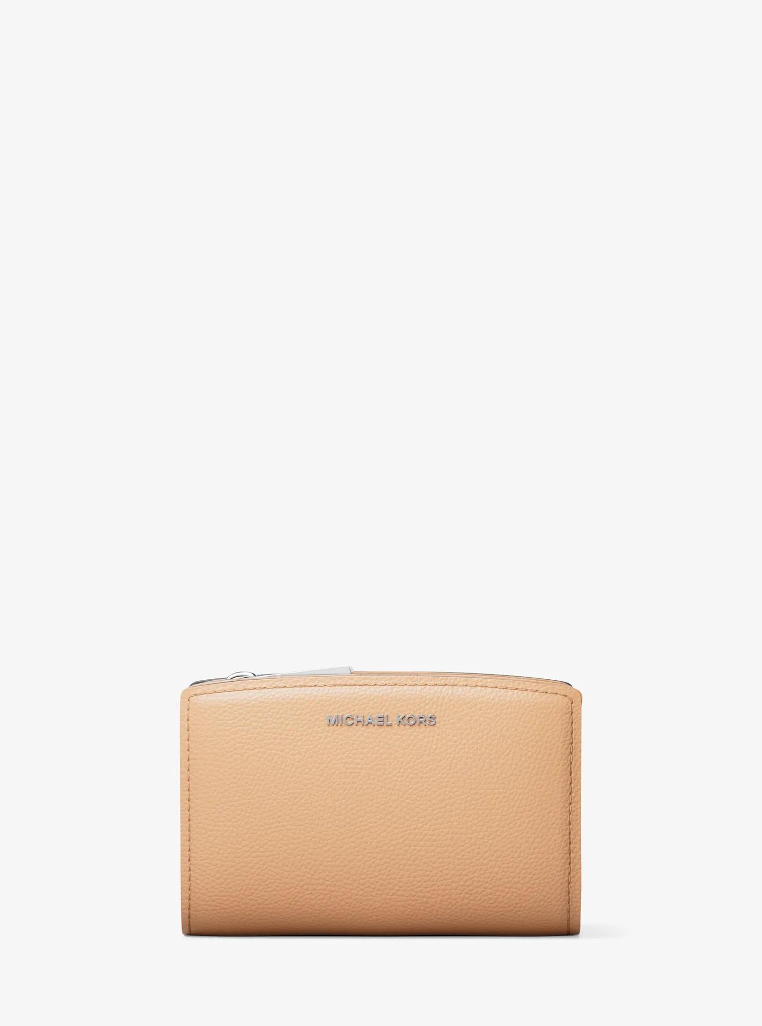 Bryant Medium Pebbled Leather Wallet Designer Wallet Card Holder