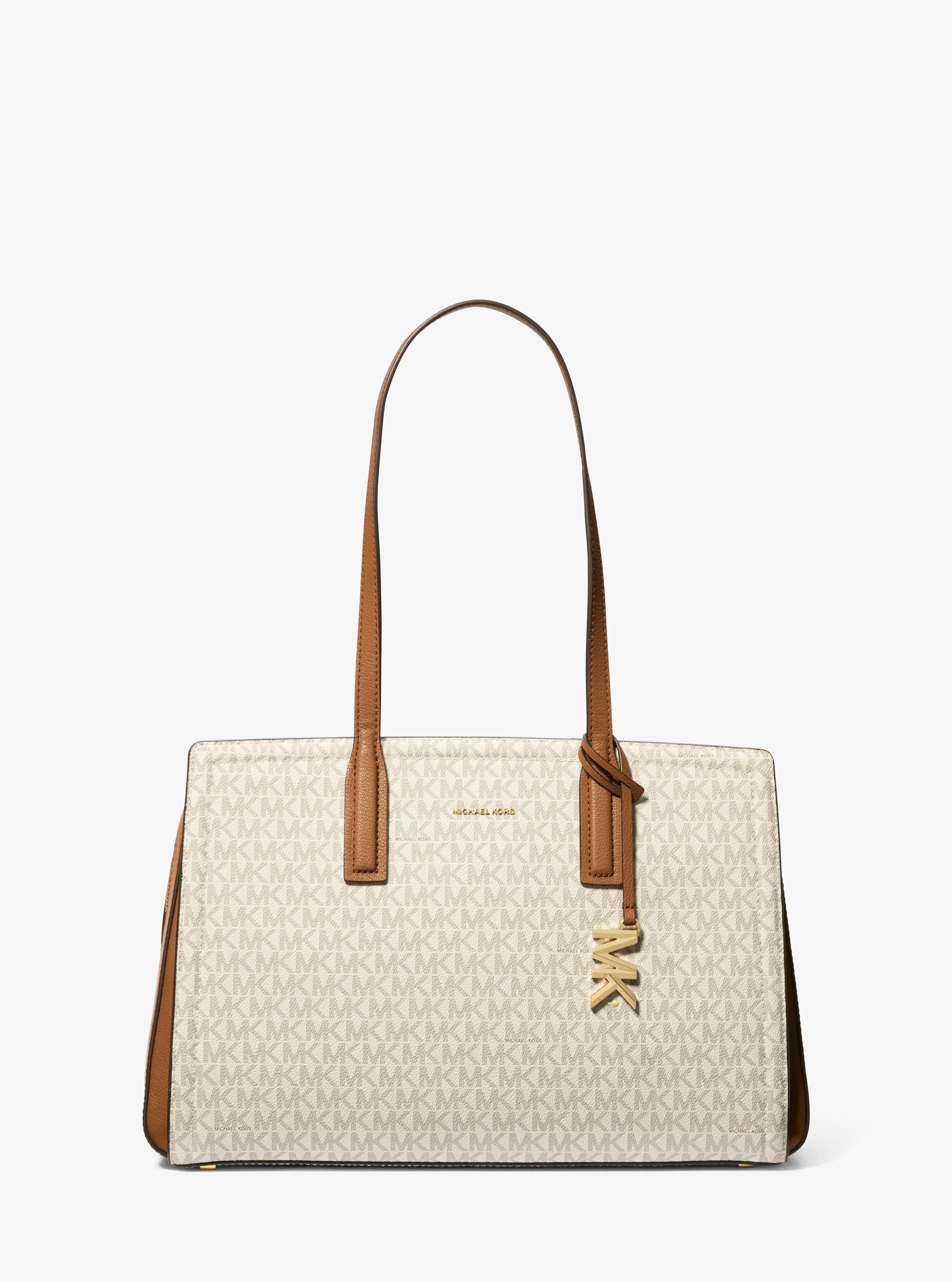 Laila Medium Signature Logo Tote Bag Designer Handbag Fashion Shoulder Bag