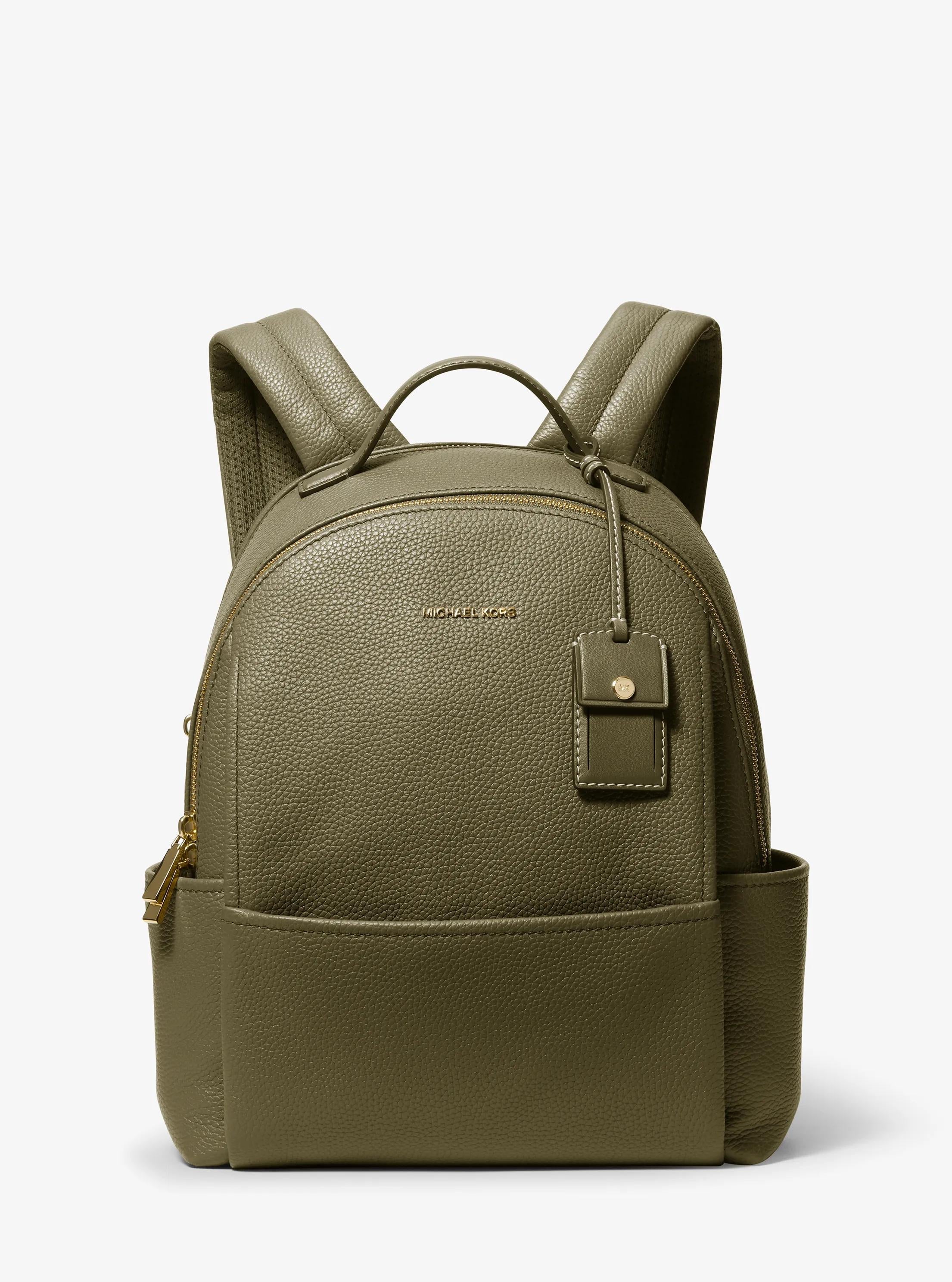 Sable Medium Pebbled Leather Backpack Designer Handbag Fashion Shoulder Bag