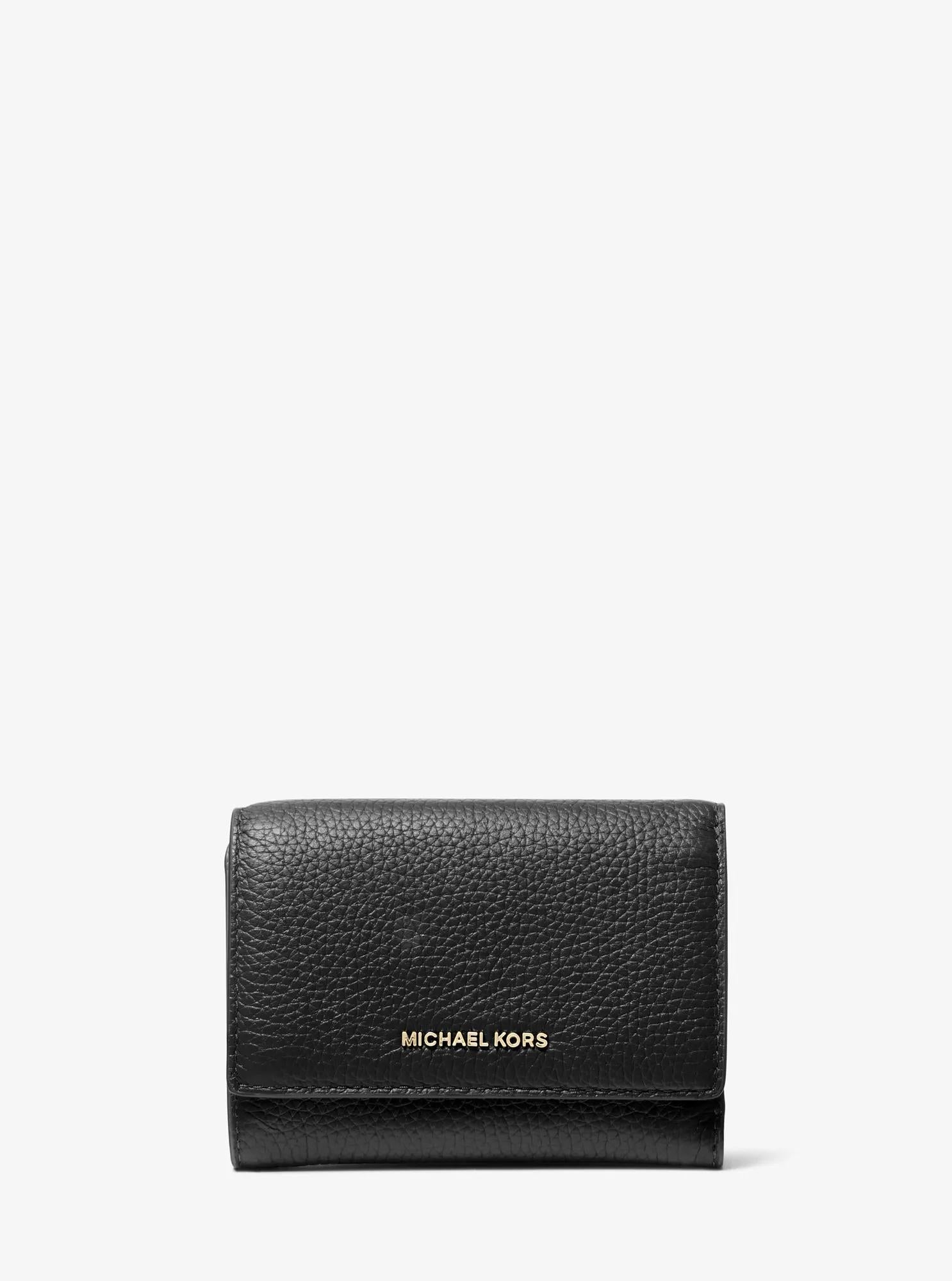Bryant Medium Pebbled Leather Wallet Designer Wallet Card Holder