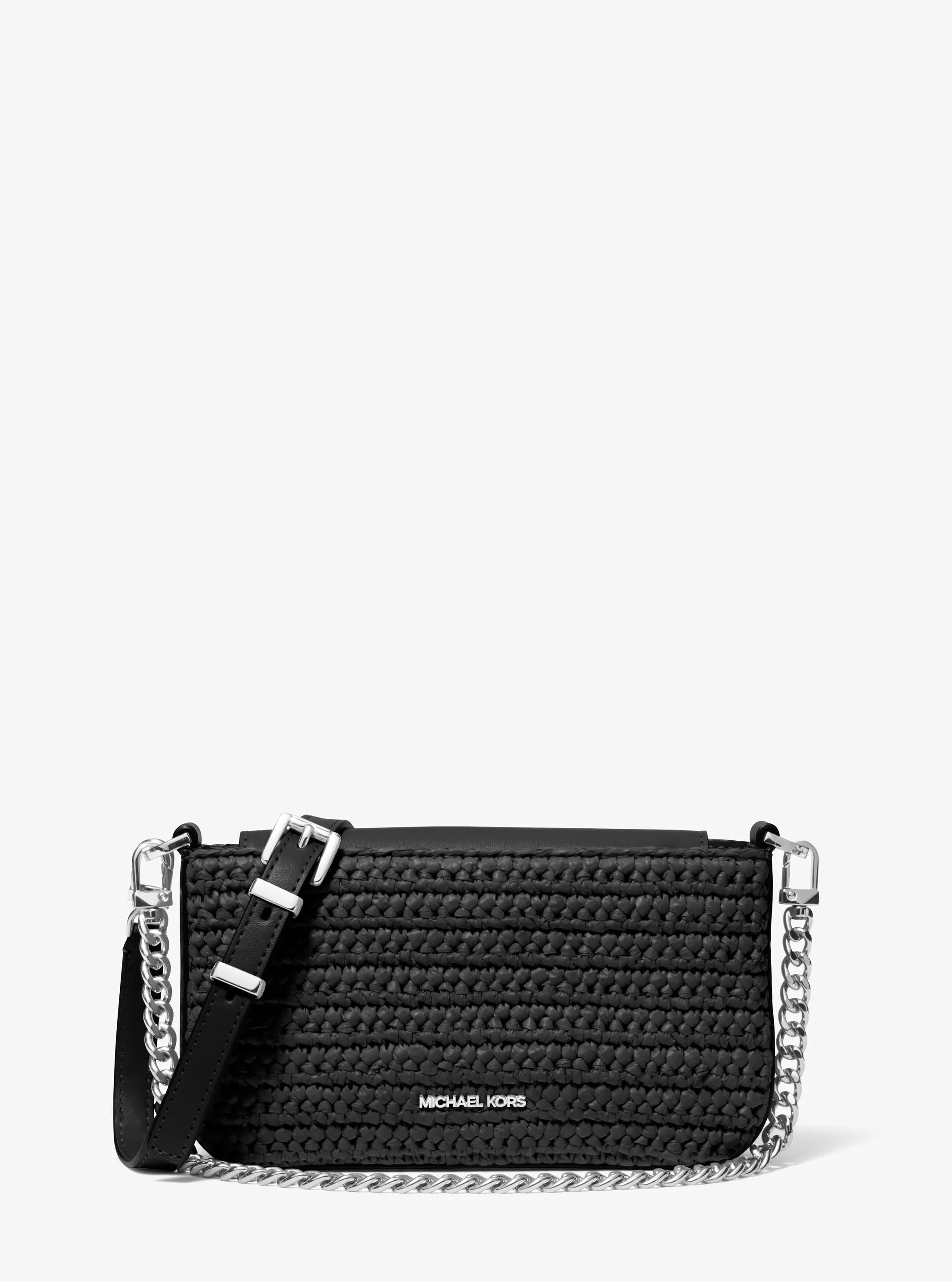 Bryant Small Crocheted Convertible Crossbody Pochette Designer Handbag Fashion Shoulder Bag