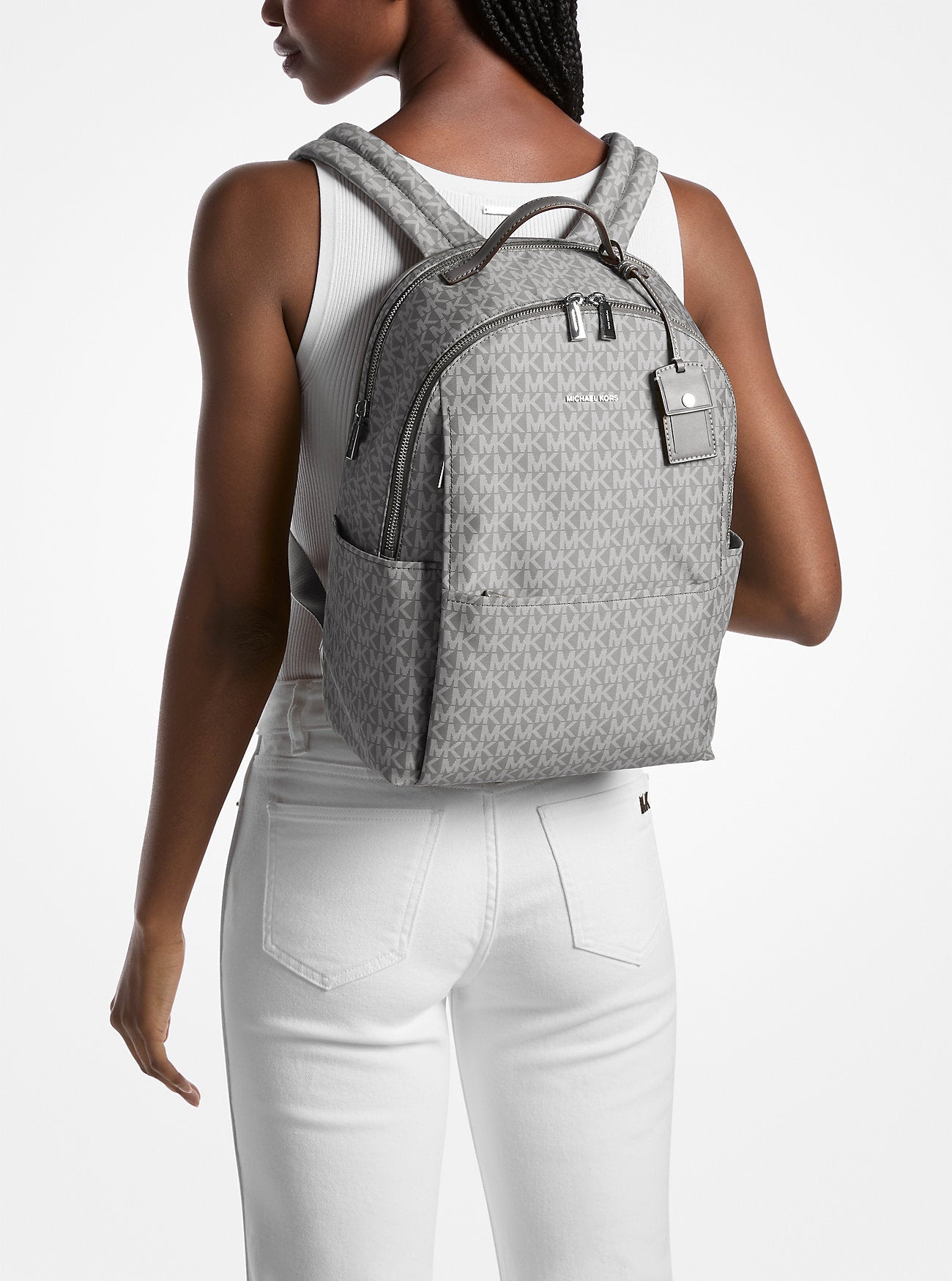 Sable Large Printed Signature Logo Backpack Designer Handbag Fashion Shoulder Bag