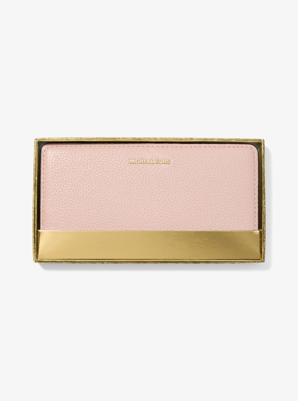 Bryant Large Pebbled Leather Snap-Front Wallet Designer Wallet Card Holder